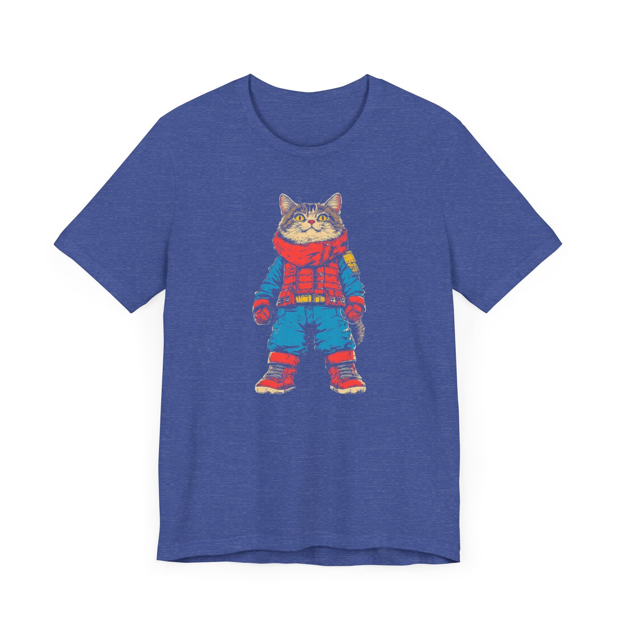 Adventurous Cat Explorer Graphic Tee