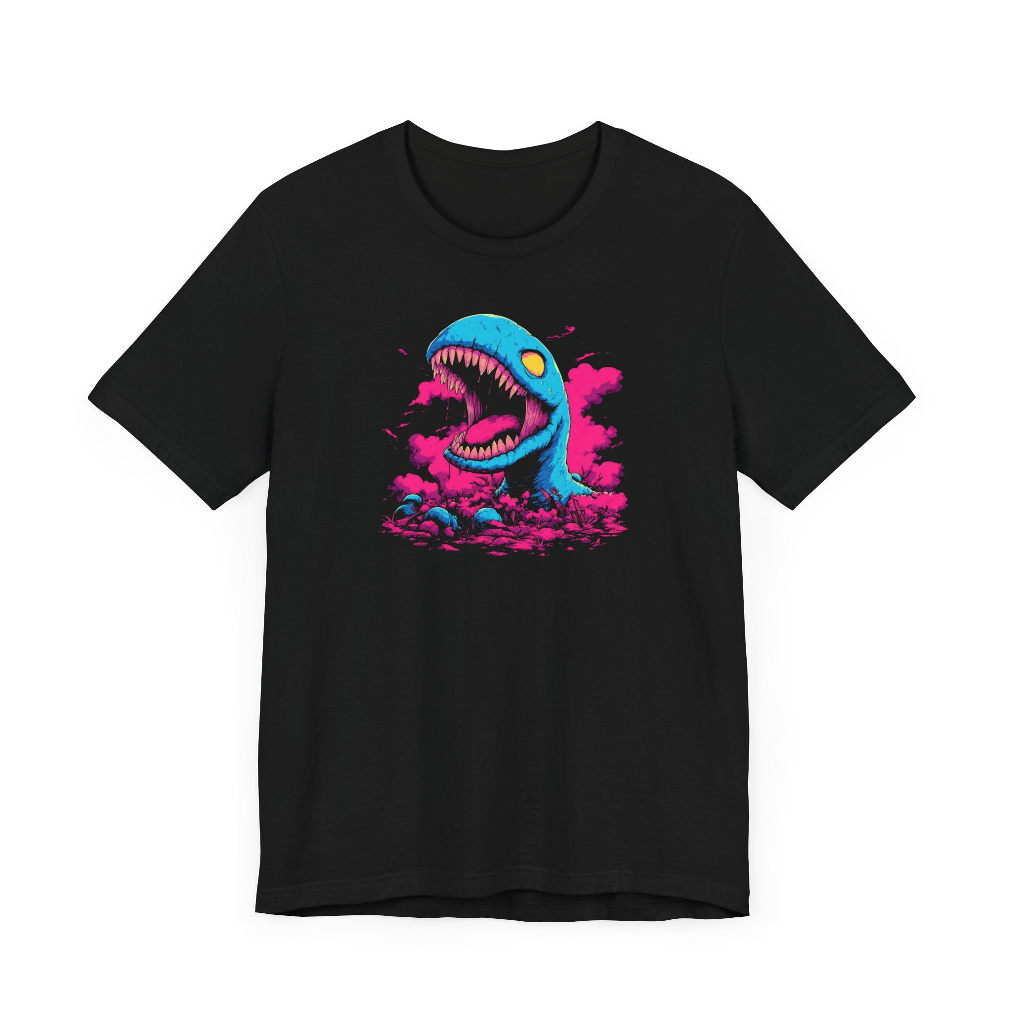 Neon Dino Roar Graphic Tee