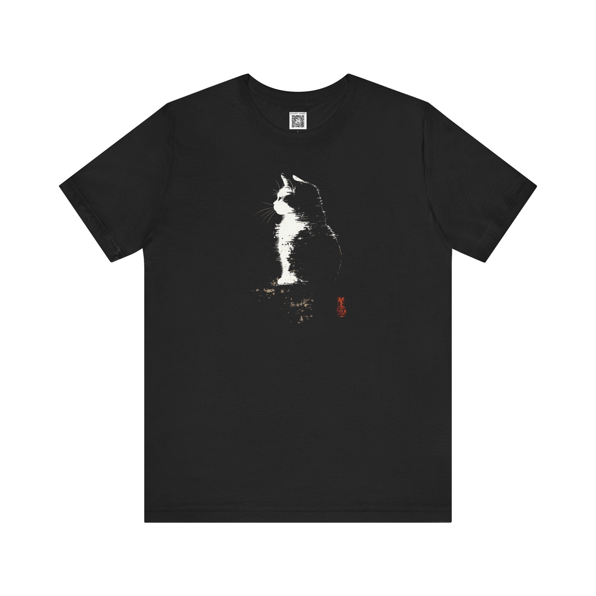 Artistic Cat Silhouette T-Shirt