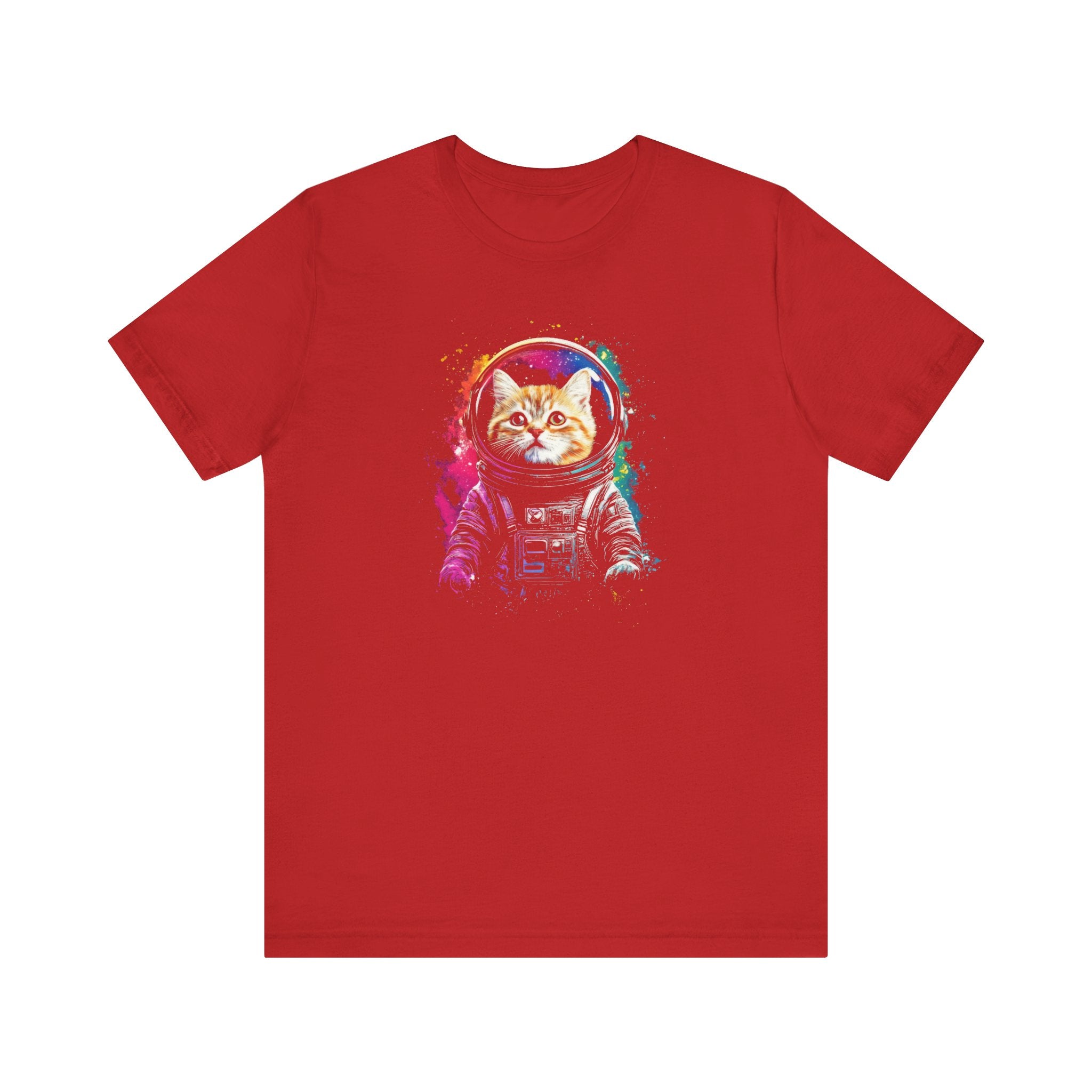 Space Cat Astronaut T-Shirt