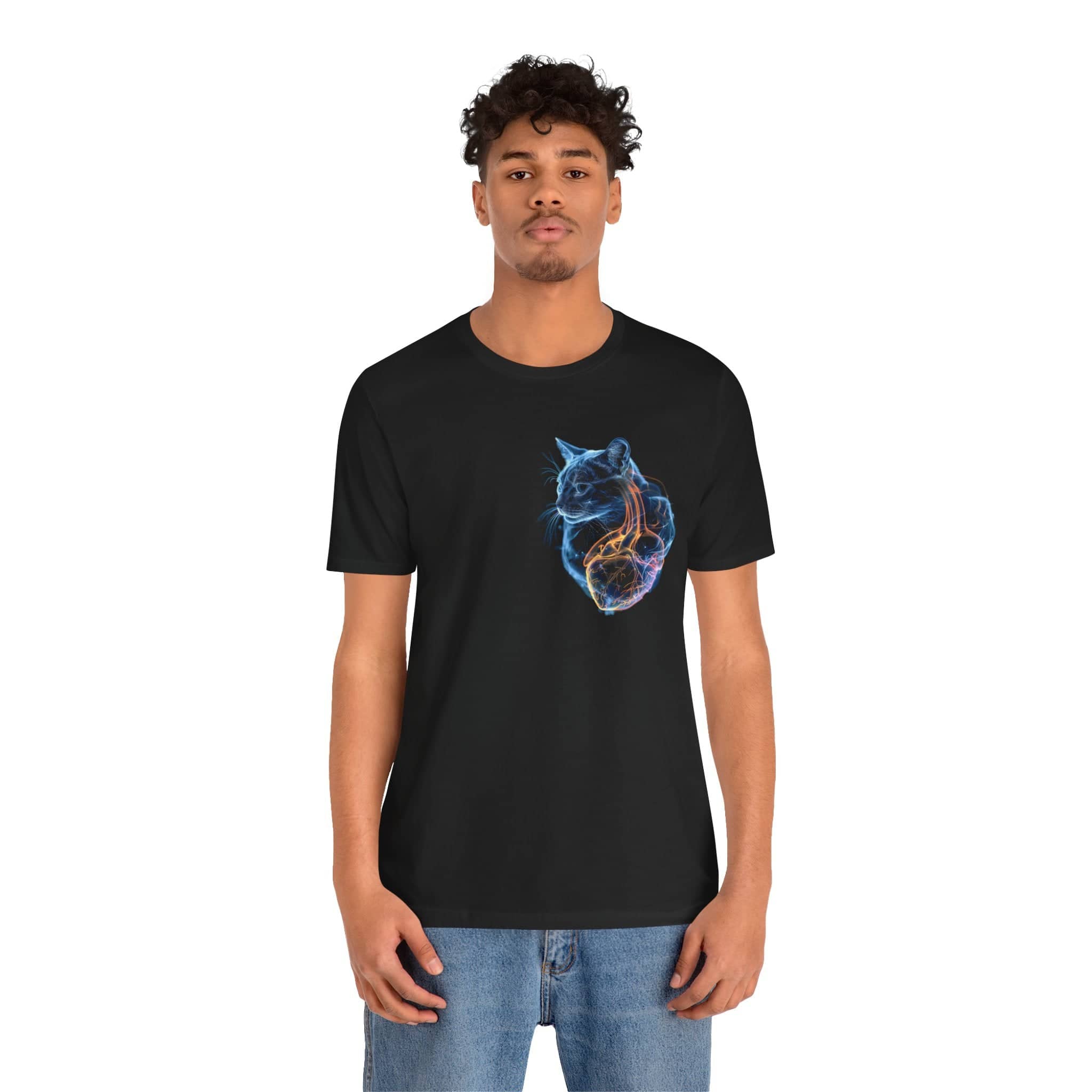 My Cat IS My Heart Unisex Jersey Short Sleeve Tee