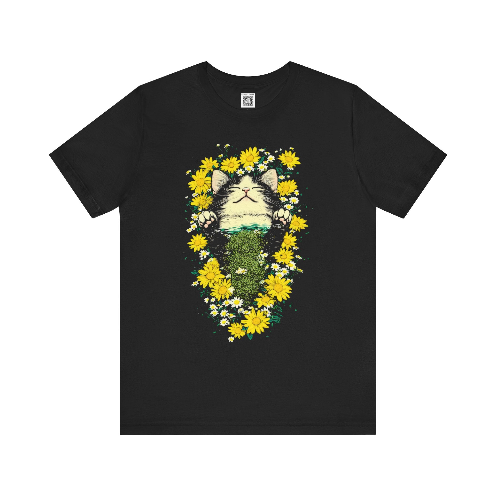 Floral Cat Graphic Tee