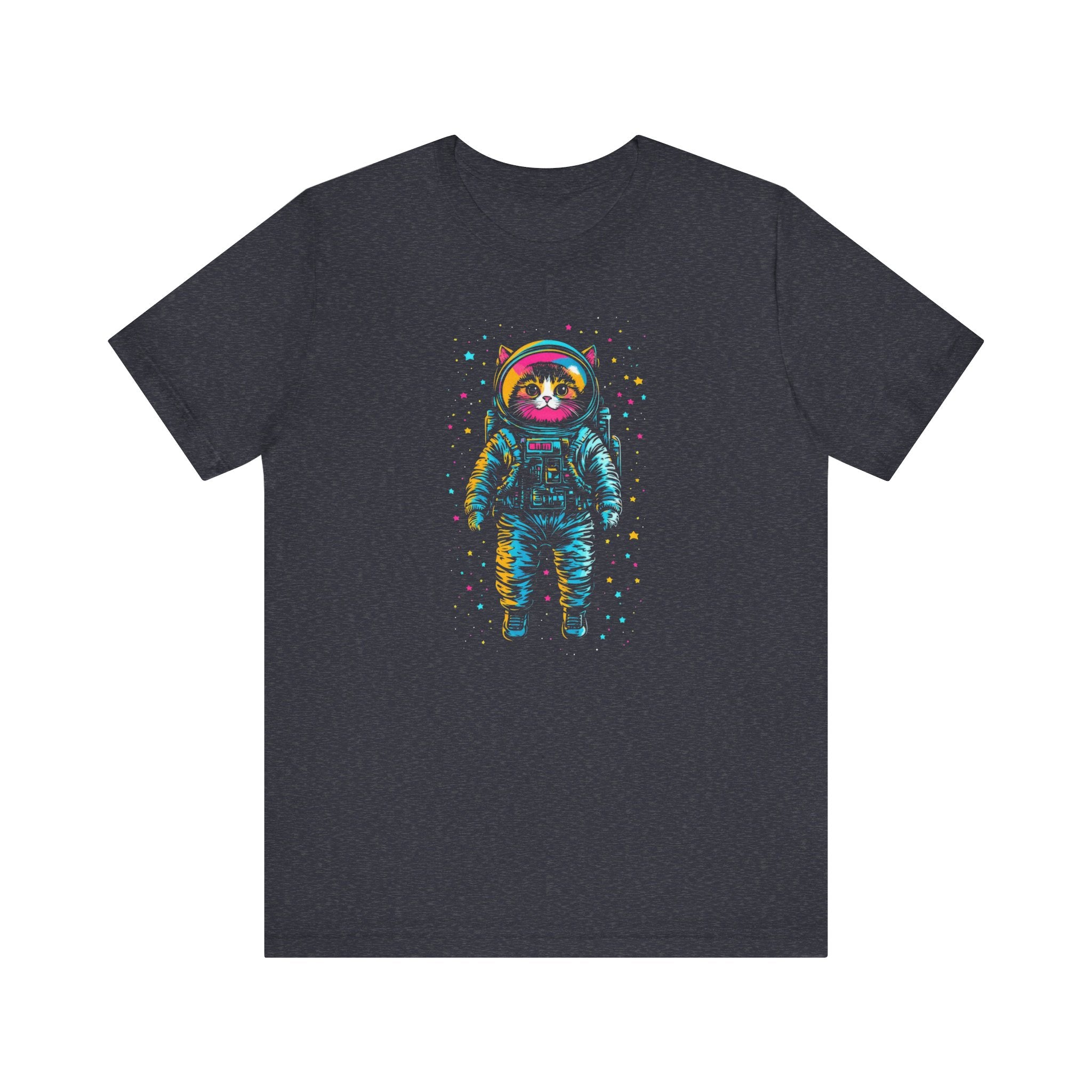 Neon Cosmic Catstronaut T-Shirt