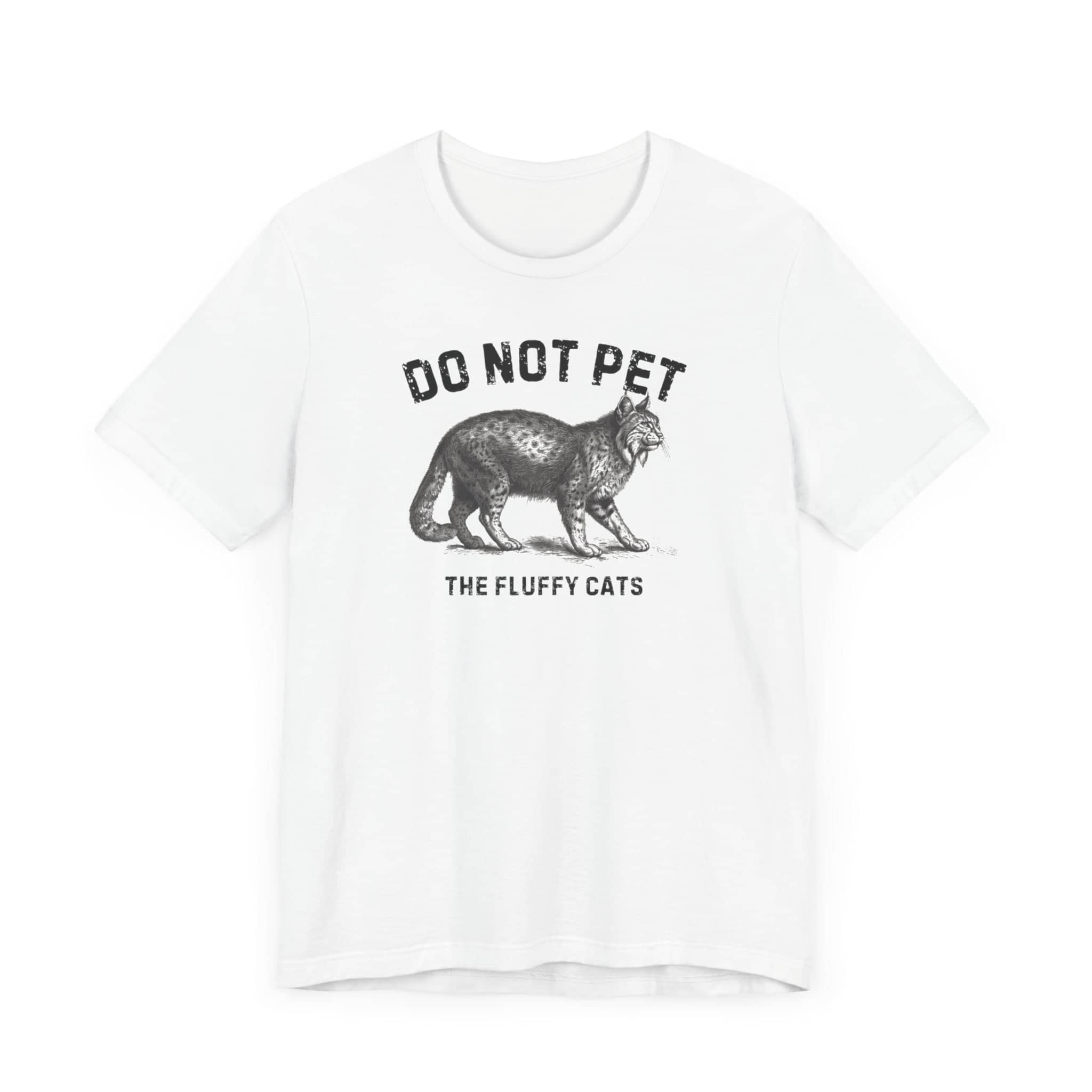 Do Not Pet The Fluffy Cats Shirt Funny Animal Lover Tee