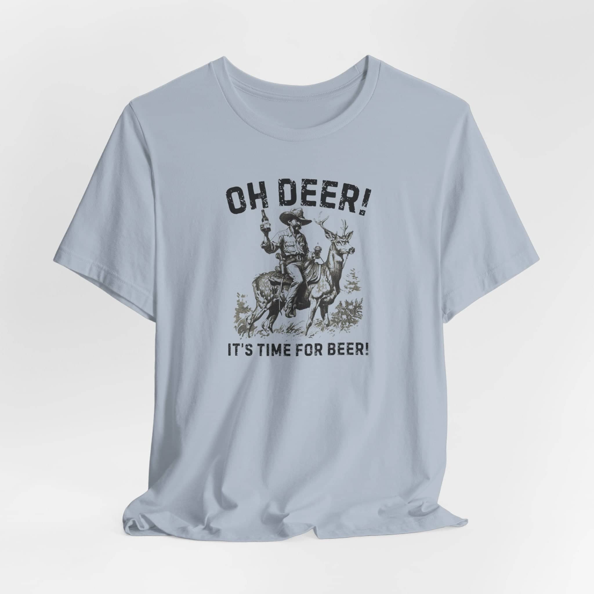 Oh Deer Its Time For Beer Shirt Funny Drinking Tee