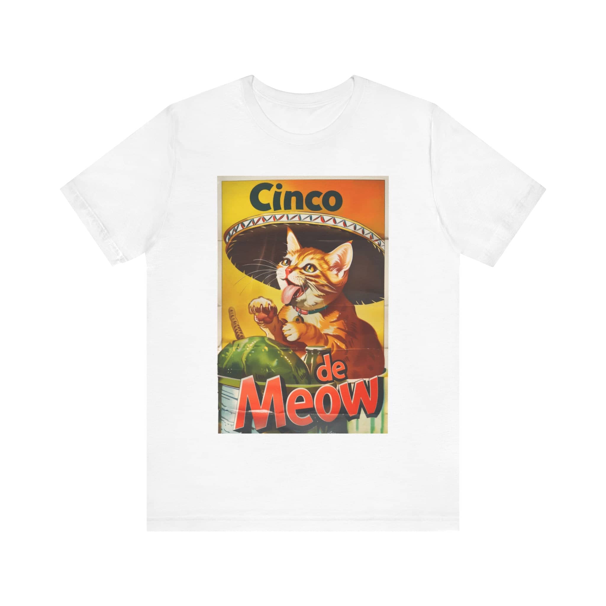 Cinco de Meow Classic Movie Unisex Jersey Short Sleeve Tee