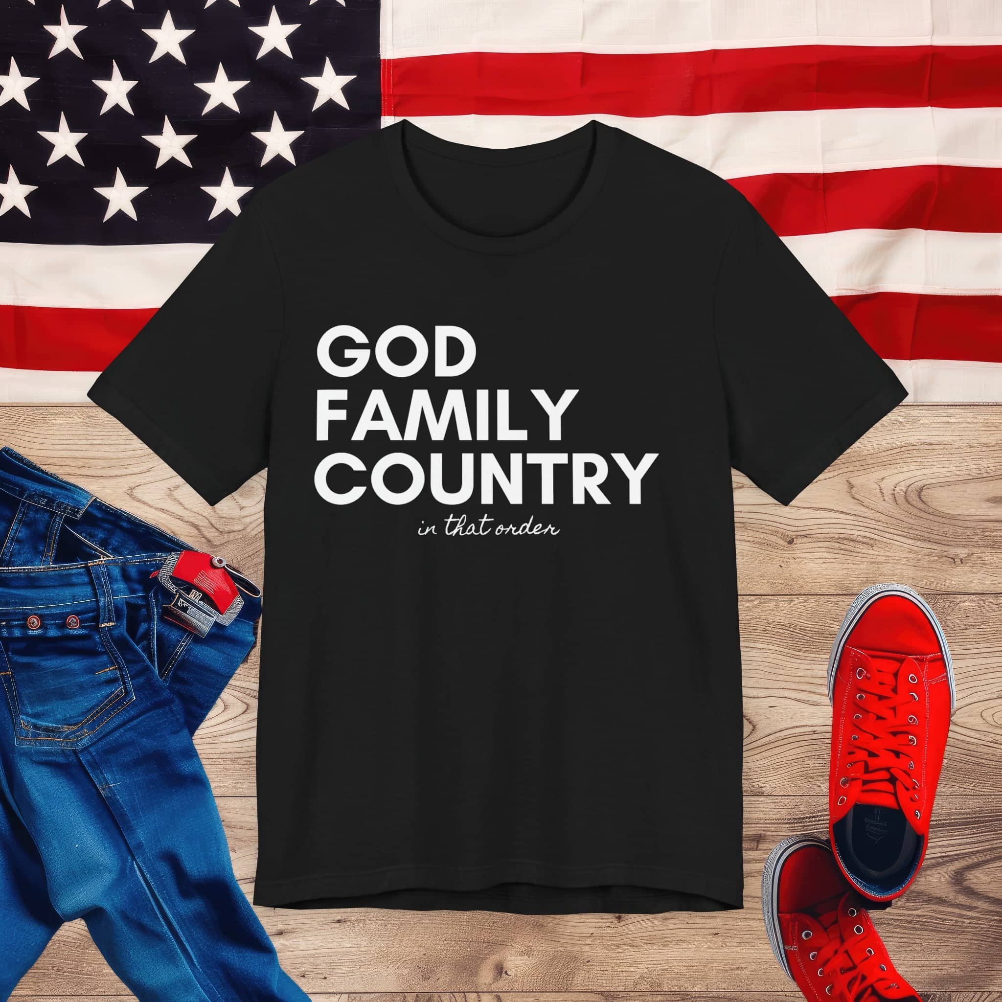 Foundational Values Tee Top Centered Unisex Jersey Short Sleeve Tee