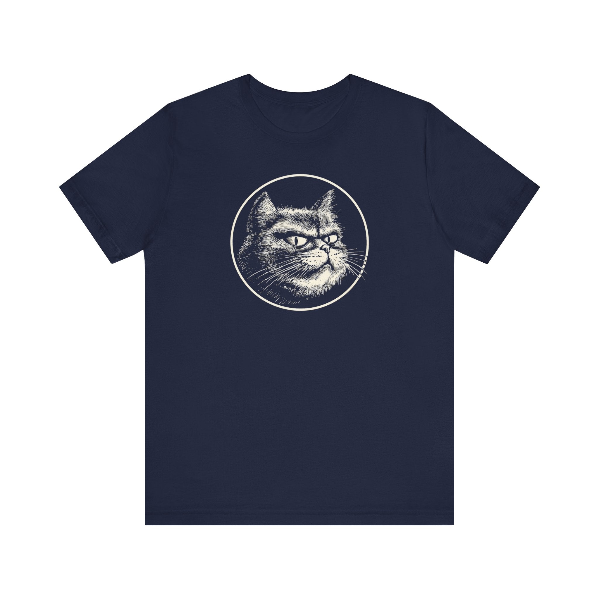 Grumpy Cat Graphic Tee – Vintage Style Cat Lover Shirt