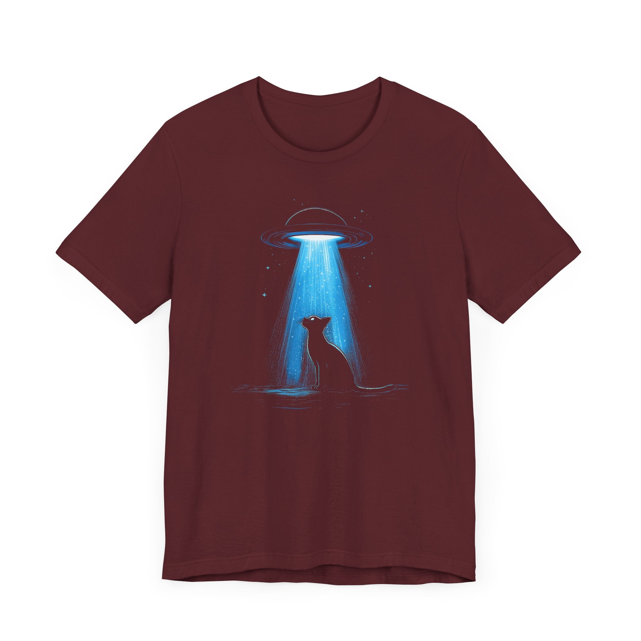 Alien Abduction Cat T-Shirt
