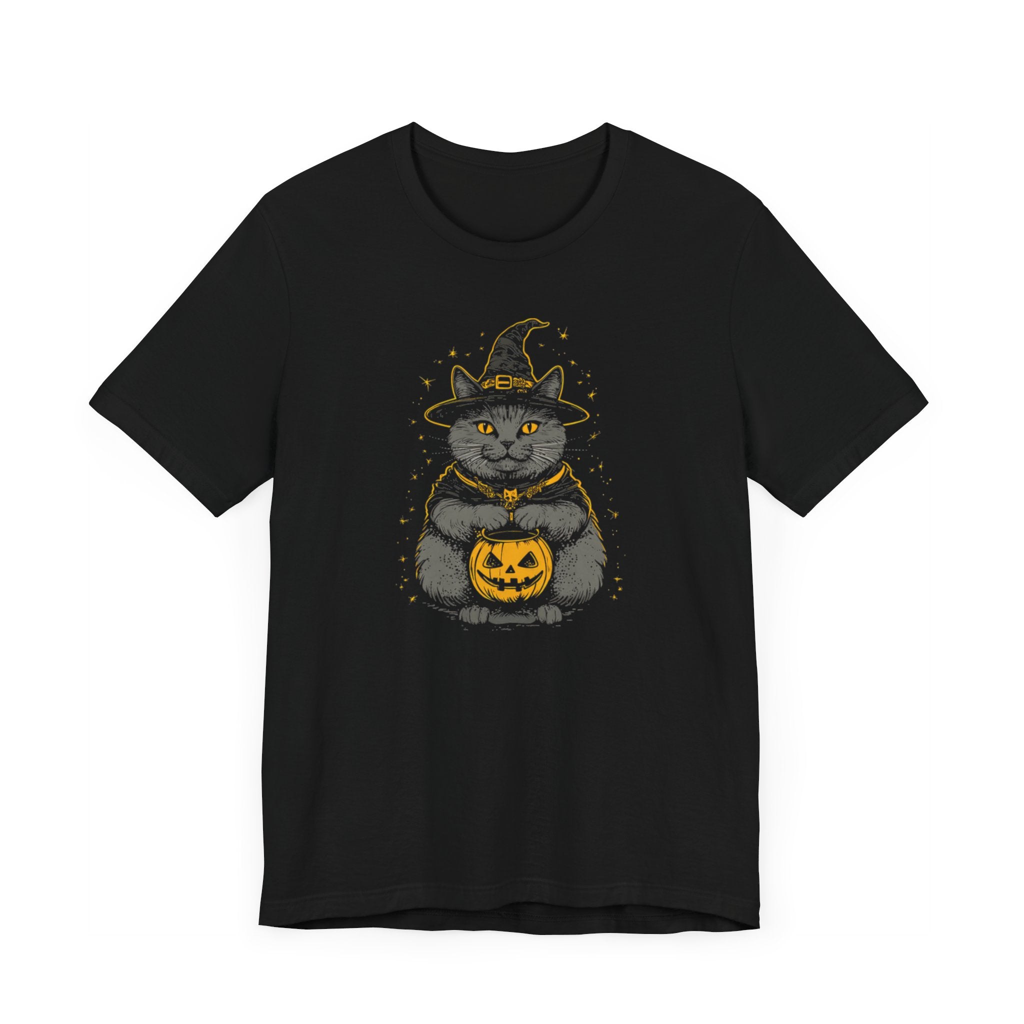 Witch Cat Halloween T-Shirt