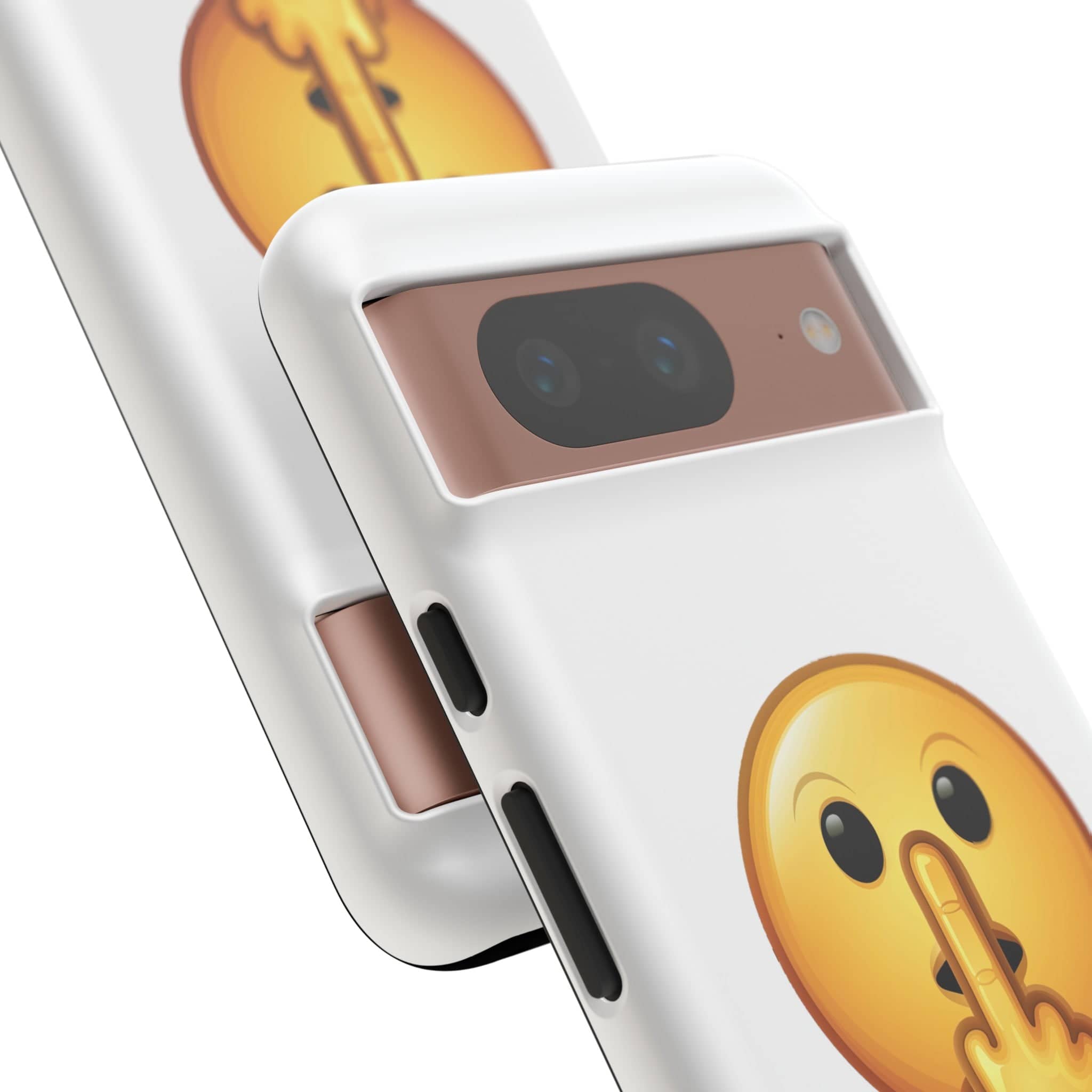 Middle Finger FU Shh Silent Protest Emoji Phone Tough Cases