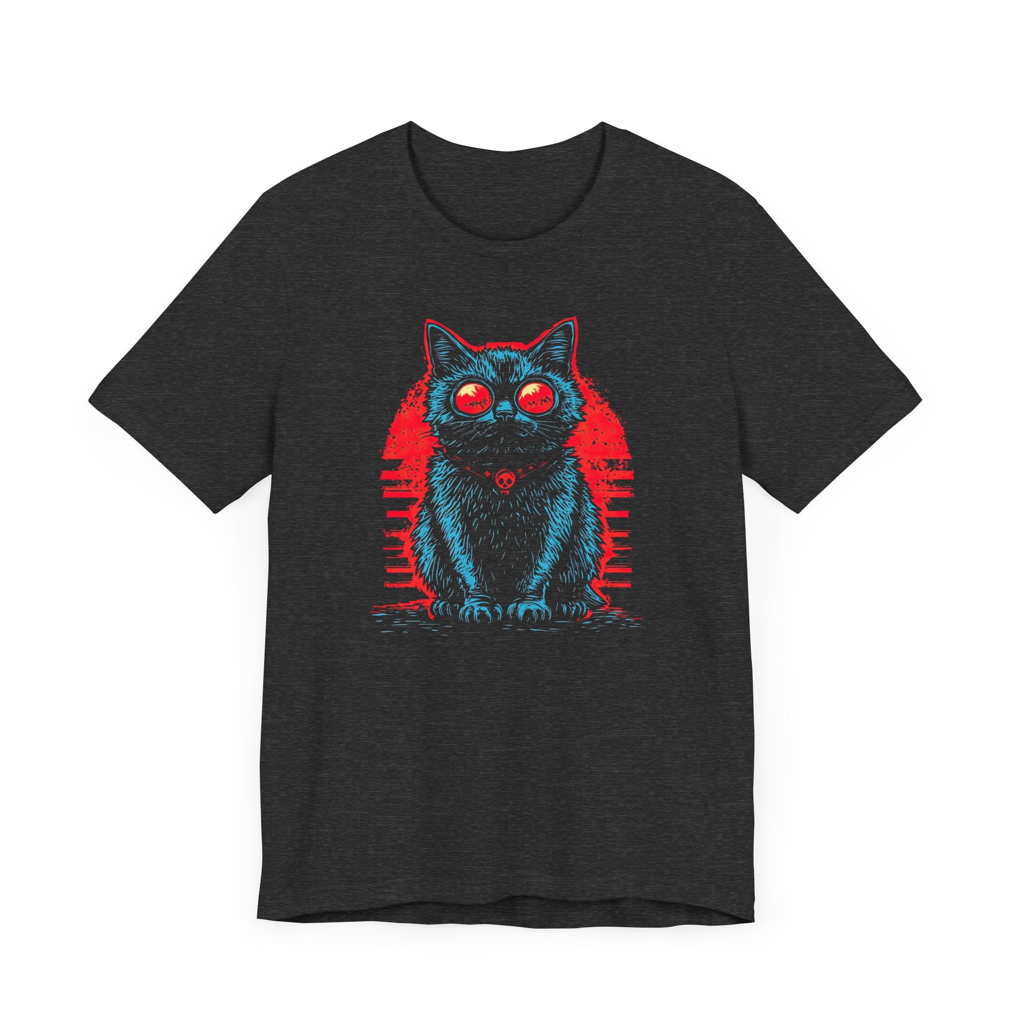 Retro Neon Cat T-Shirt