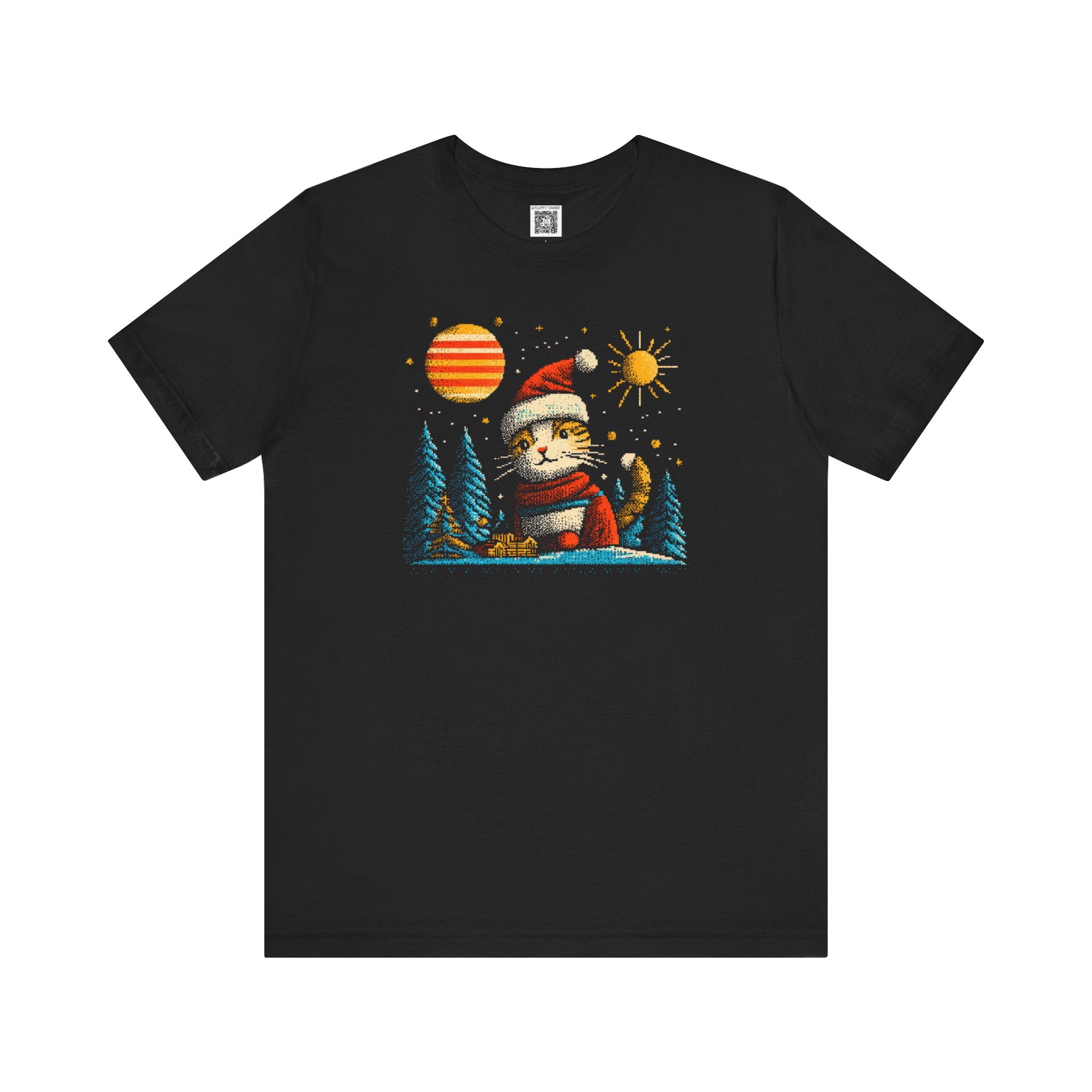 Cosmic Cat Santa T-Shirt