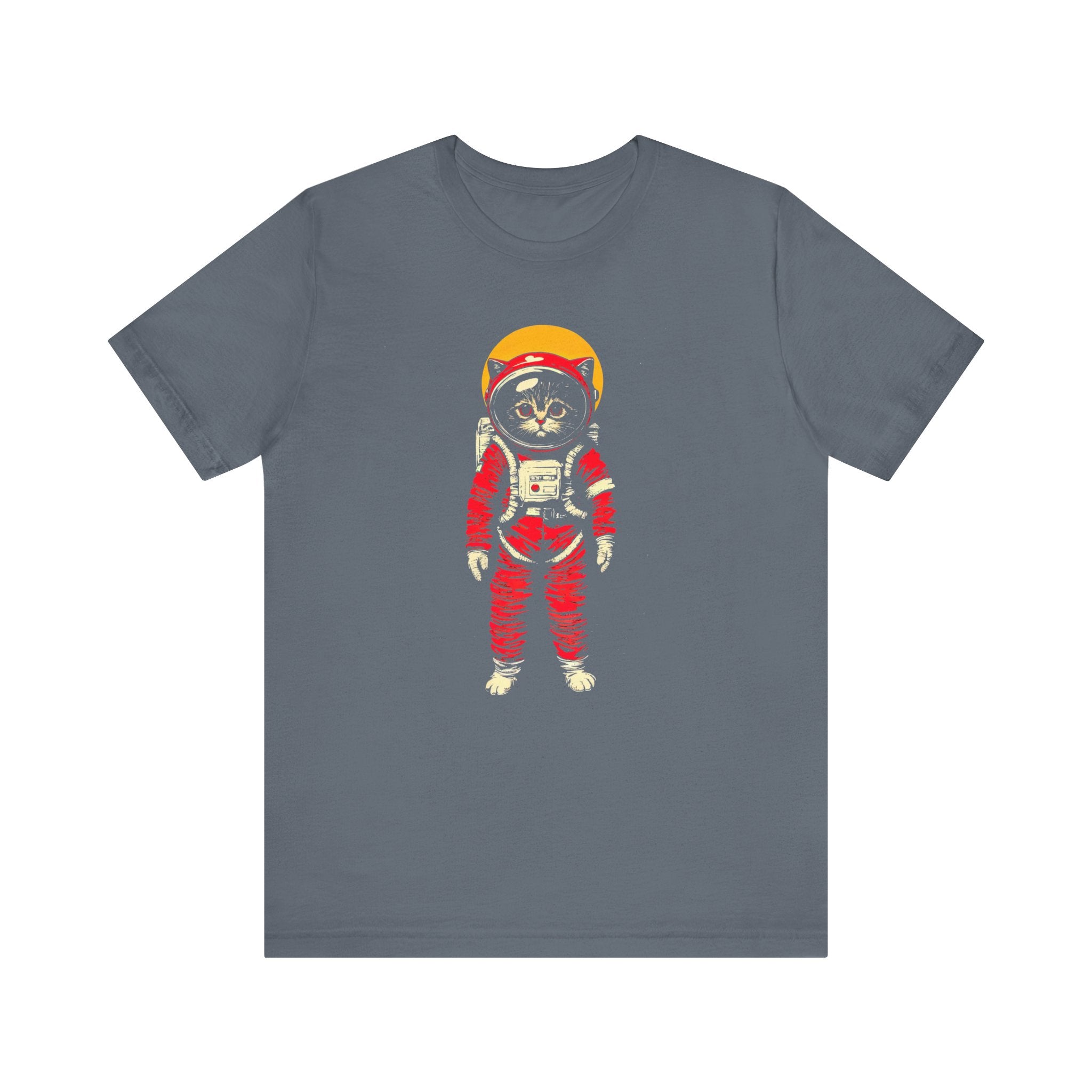 Sunset Cat Astronaut Graphic Tee