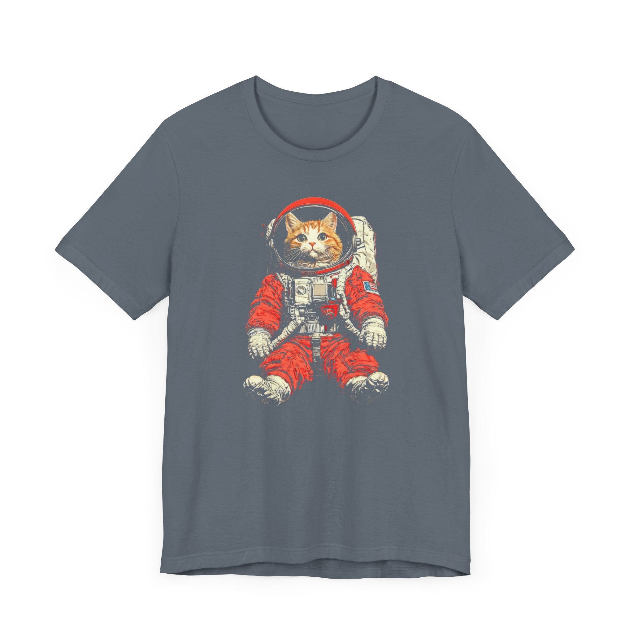 Floating Cat Astronaut Graphic Tee