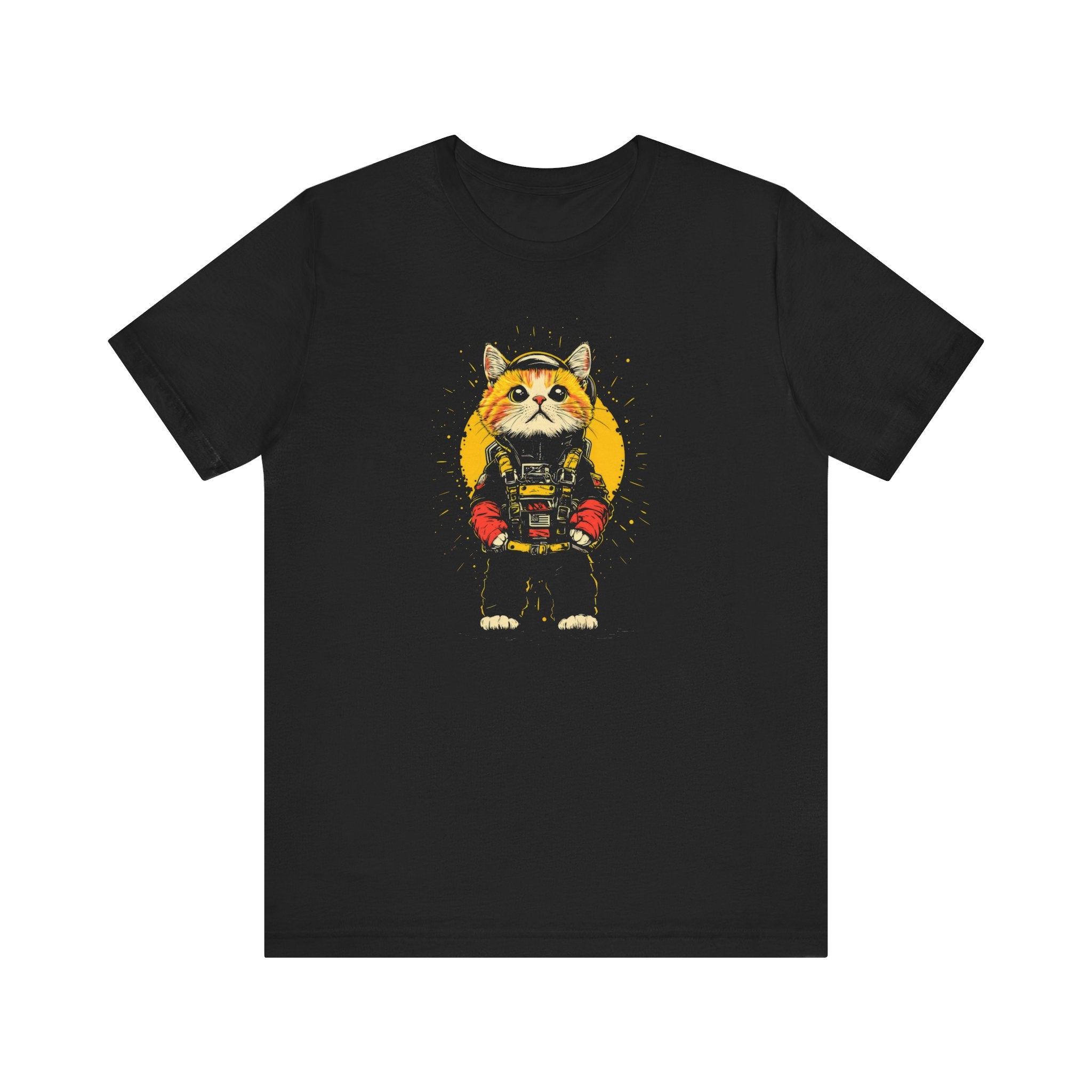 Space Cat Astronaut Graphic Tee