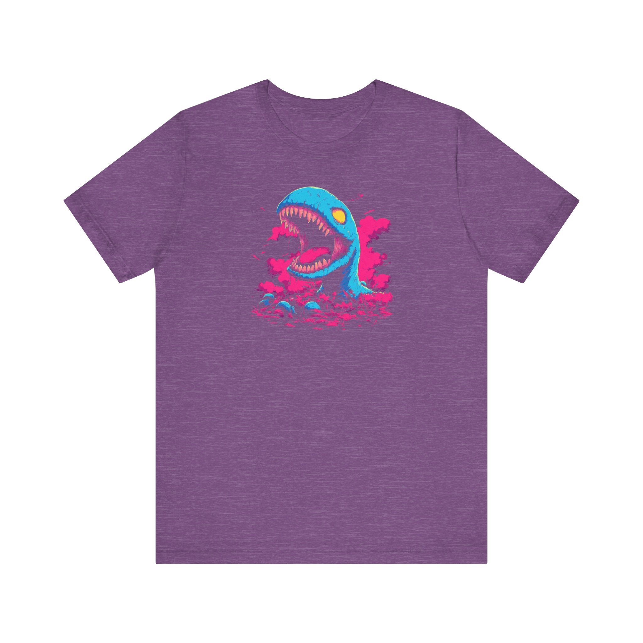Neon Dino Roar Graphic Tee