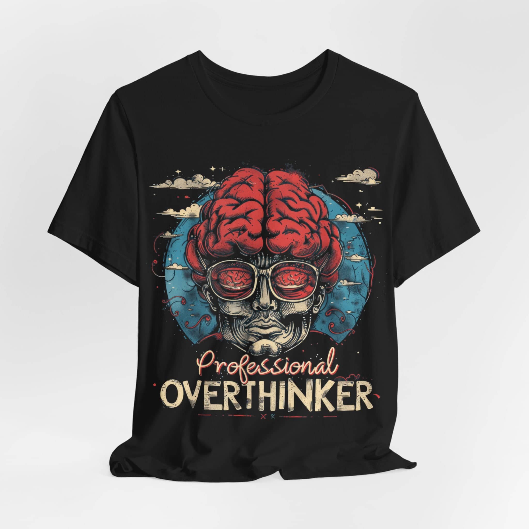 Professional Overthinker T-Shirt Funny Graphic Tee