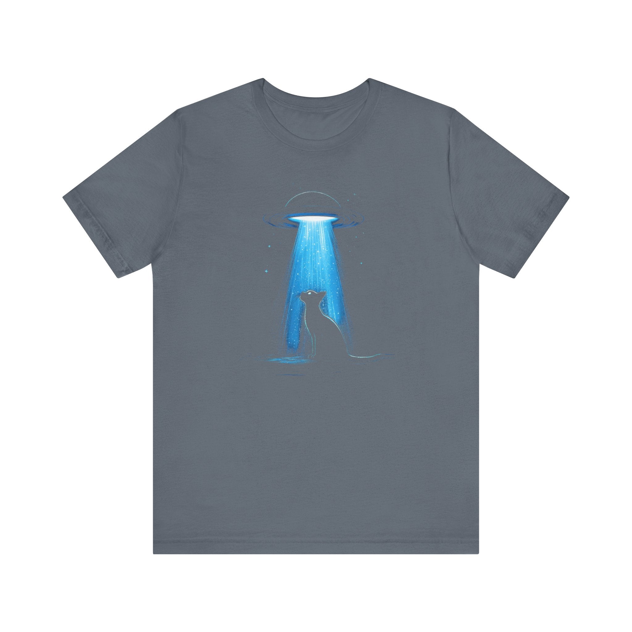 Alien Abduction Cat T-Shirt
