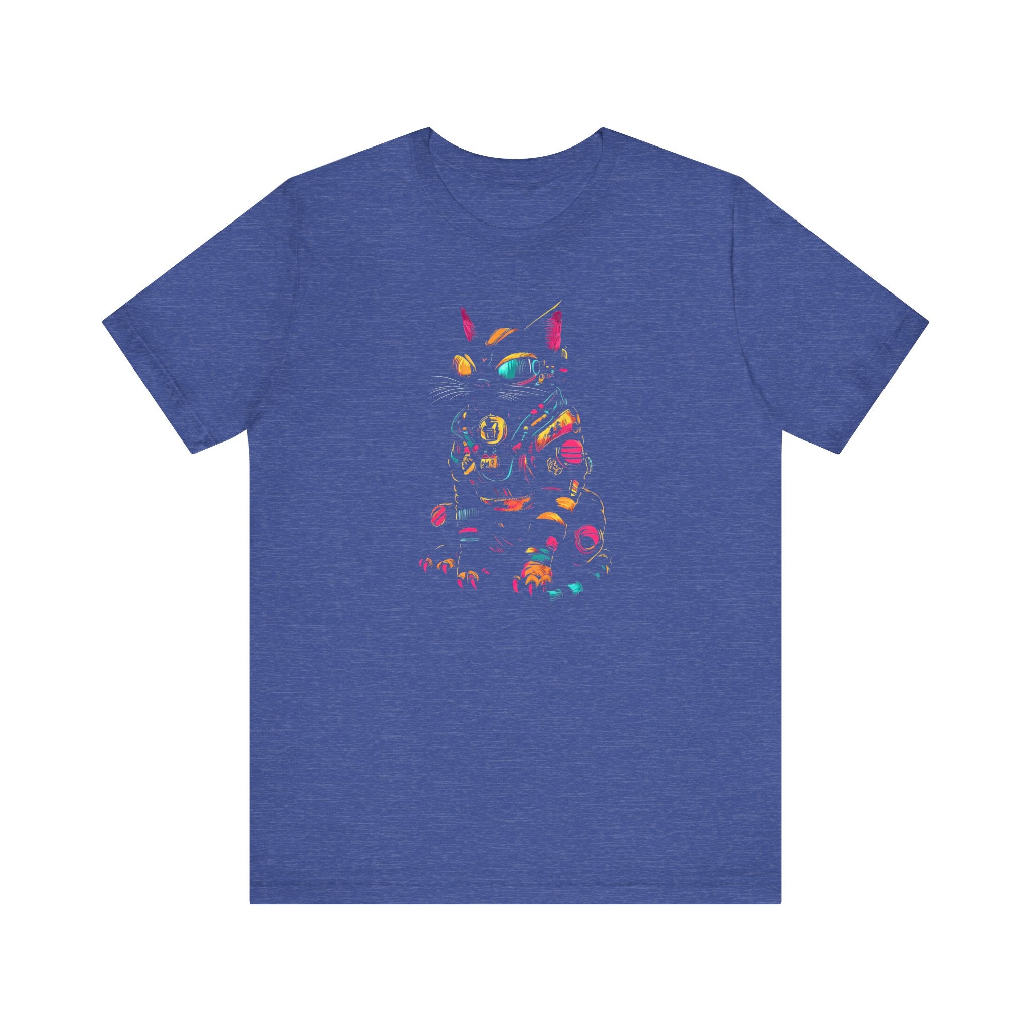 Neon Cyber Cat T-Shirt