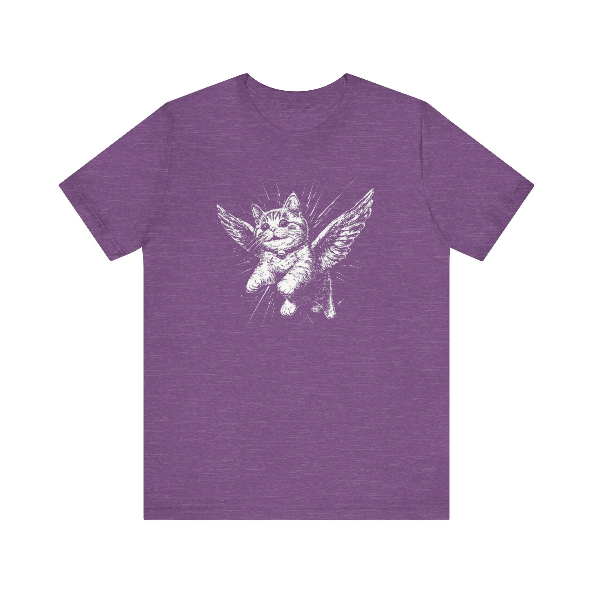 Flying Kitten with Angel Wings Graphic T-Shirt
