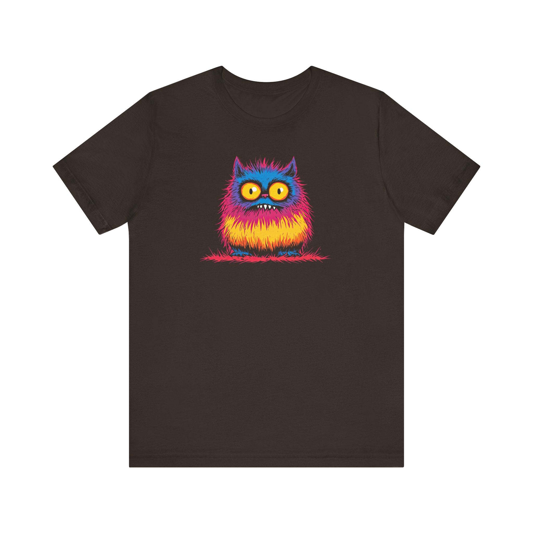 Colorful Fuzzy Monster Graphic Tee