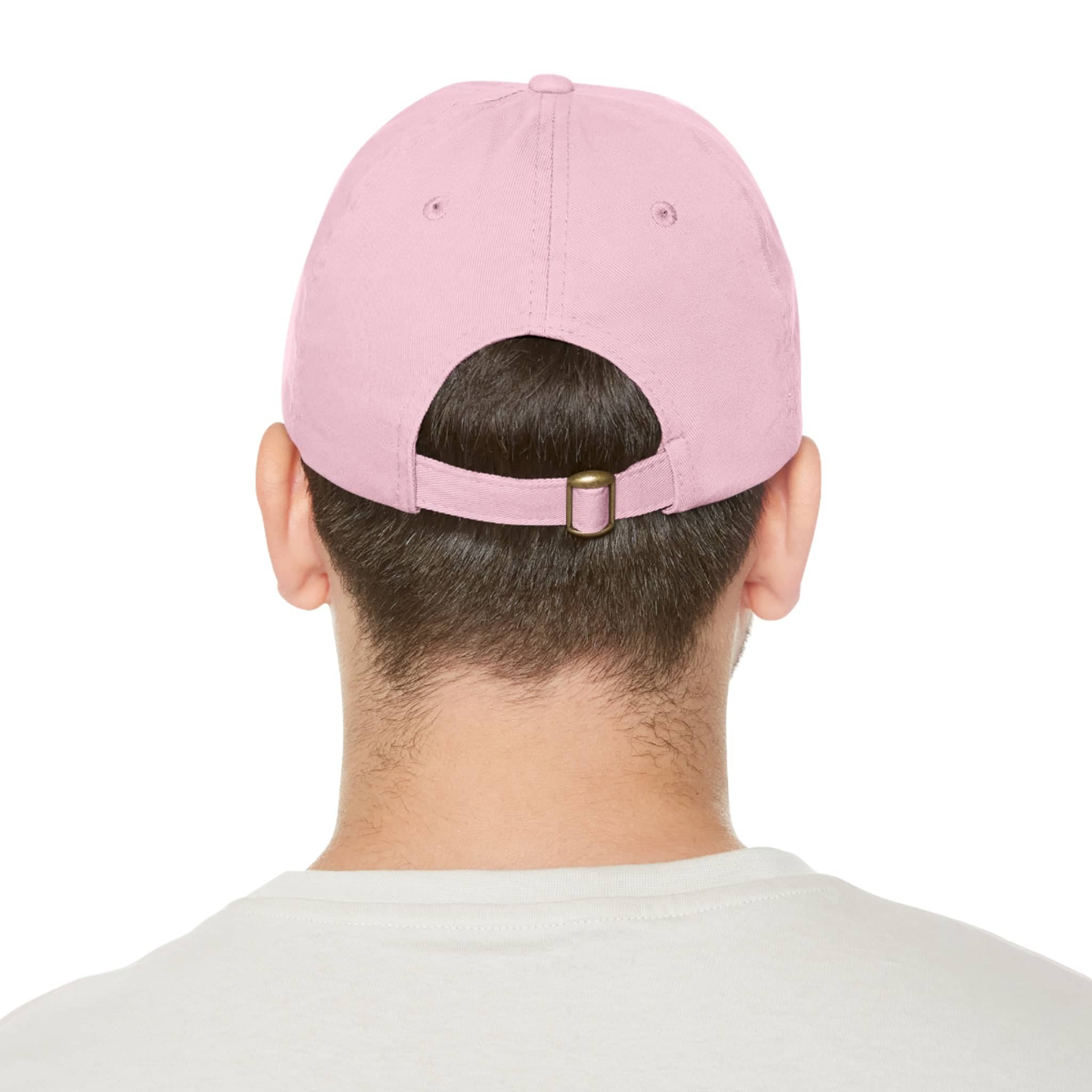Department of HUH Cat Dad Hat with Leather Patch (Round)