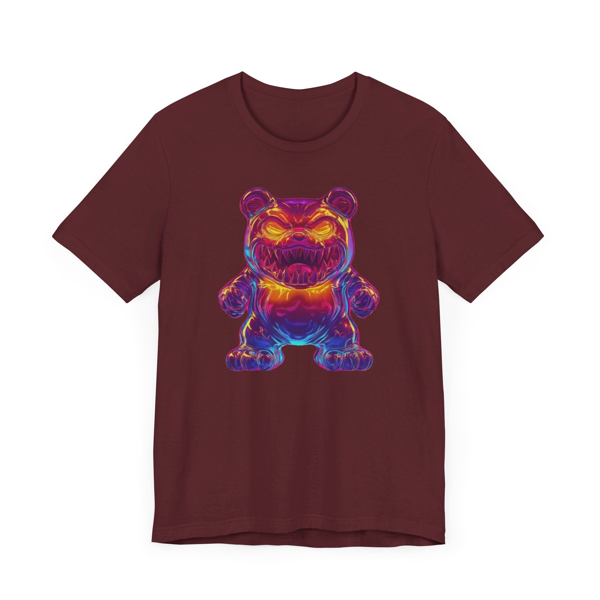 Neon Monster Bear T-Shirt Bold and Playful Design