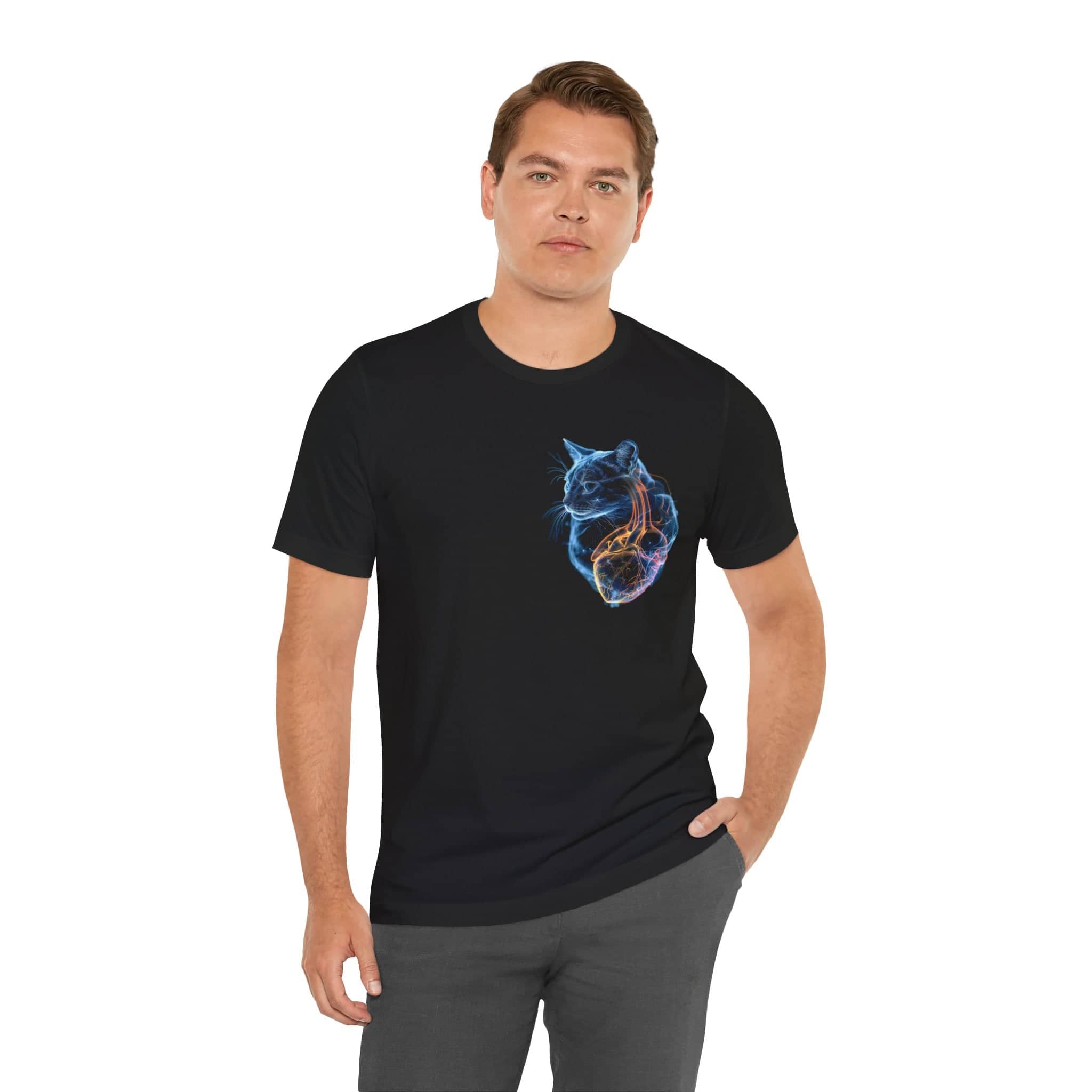 My Cat IS My Heart Unisex Jersey Short Sleeve Tee