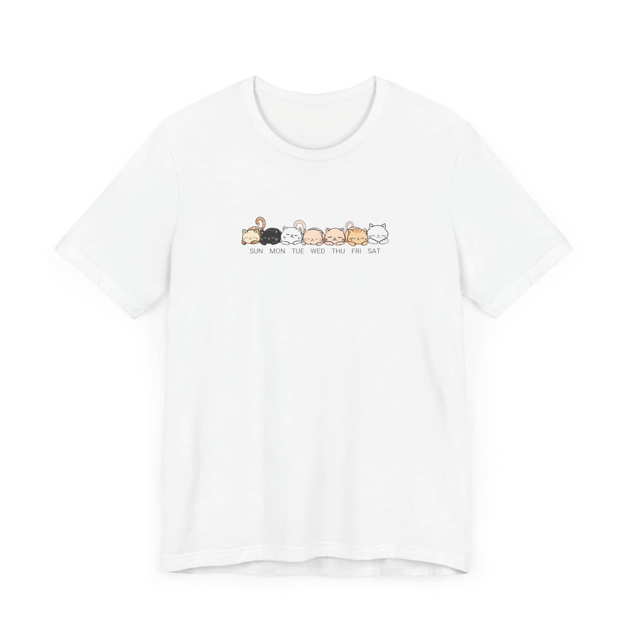 Weekly Cat Faces T-Shirt