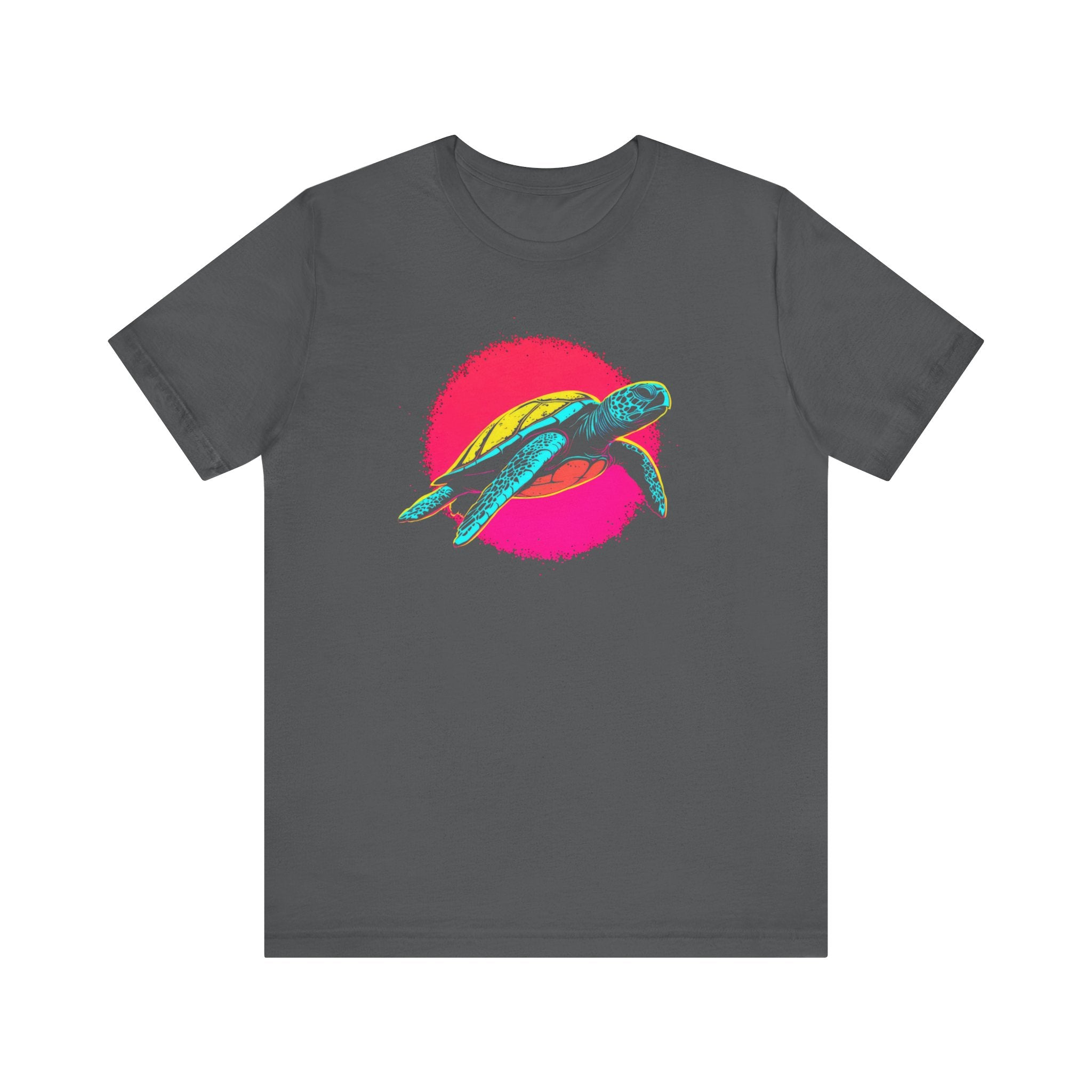 Neon Sea Turtle T-Shirt - Vibrant Ocean Vibes