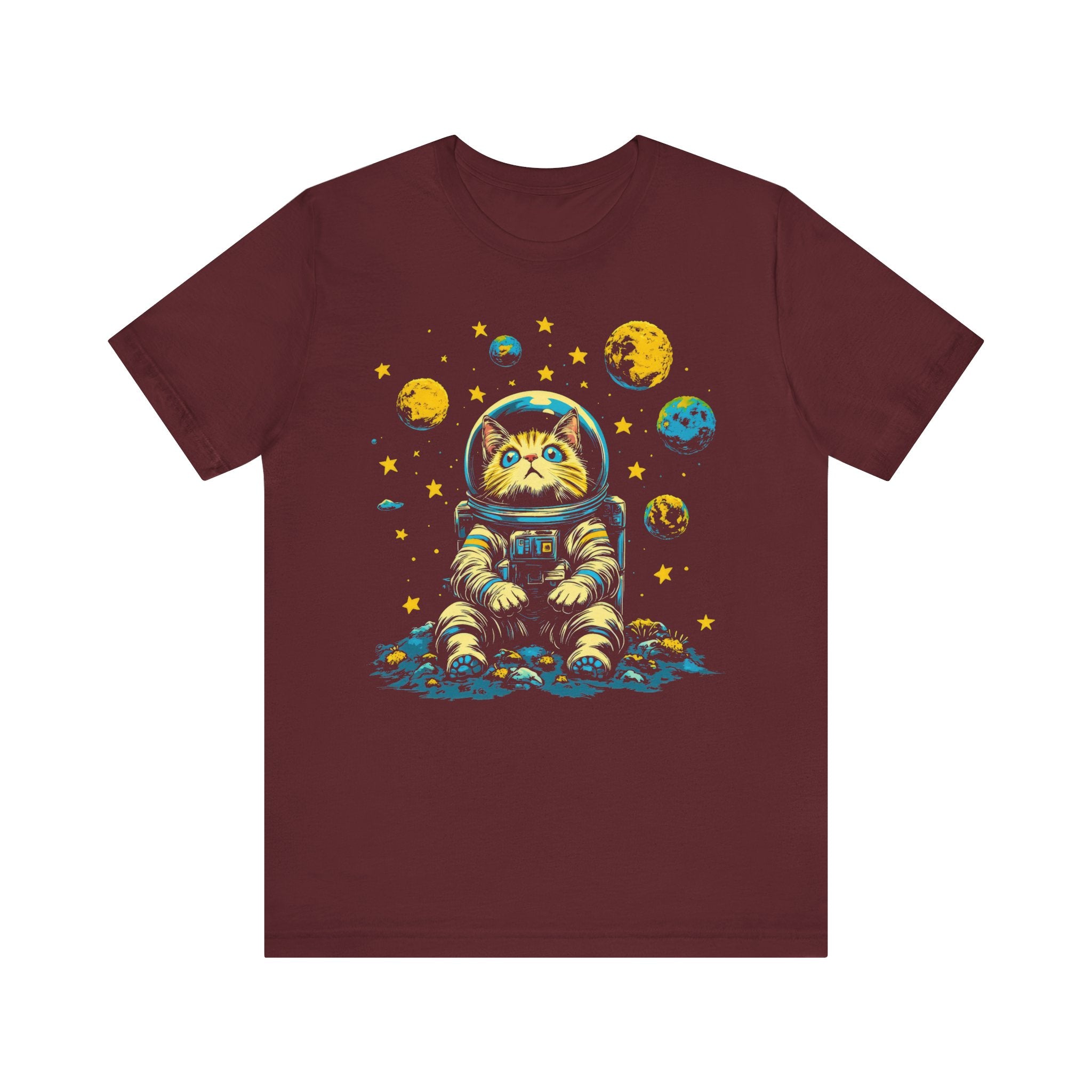 Cosmic Cat Astronaut T-Shirt