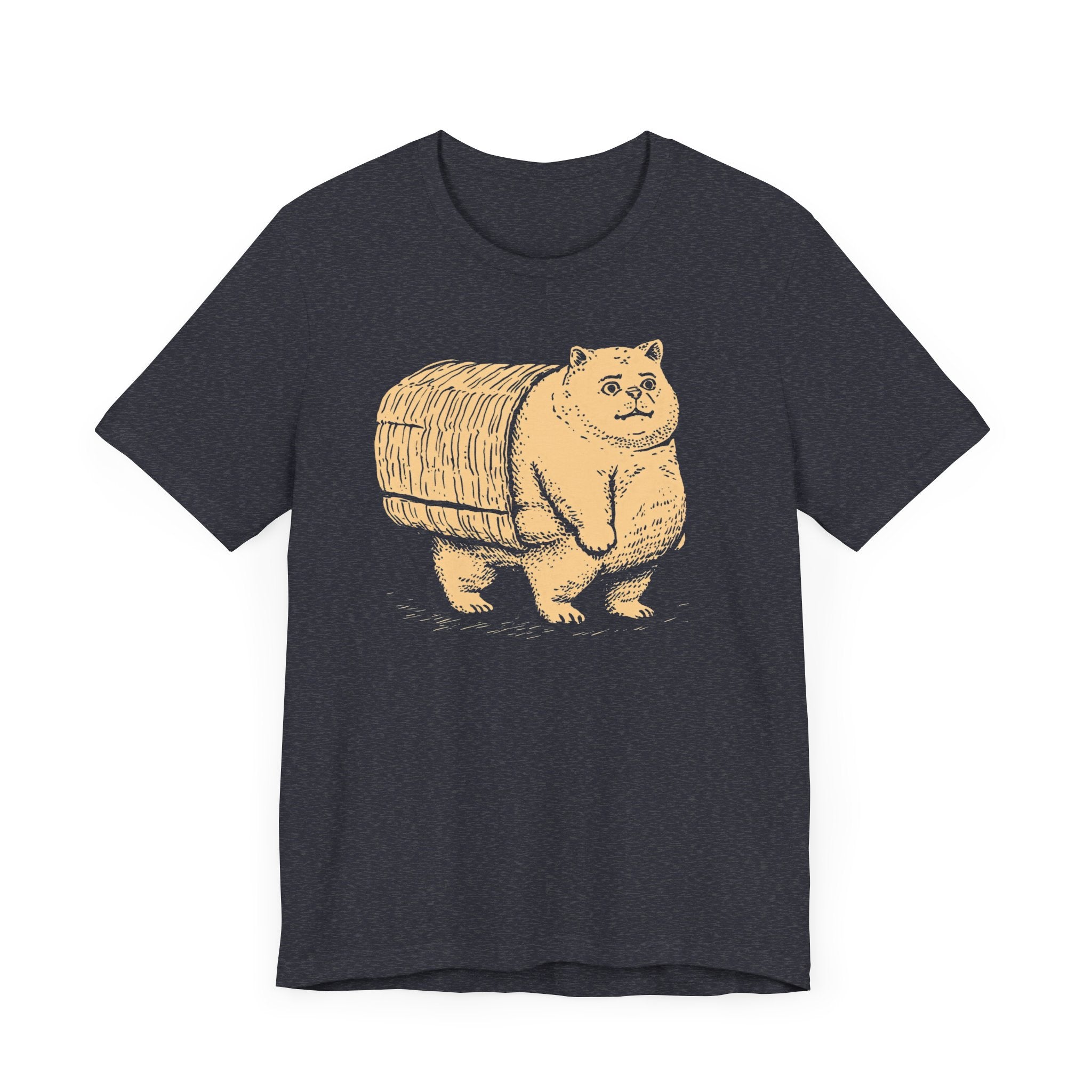 Cat Carrying Basket Graphic Tee