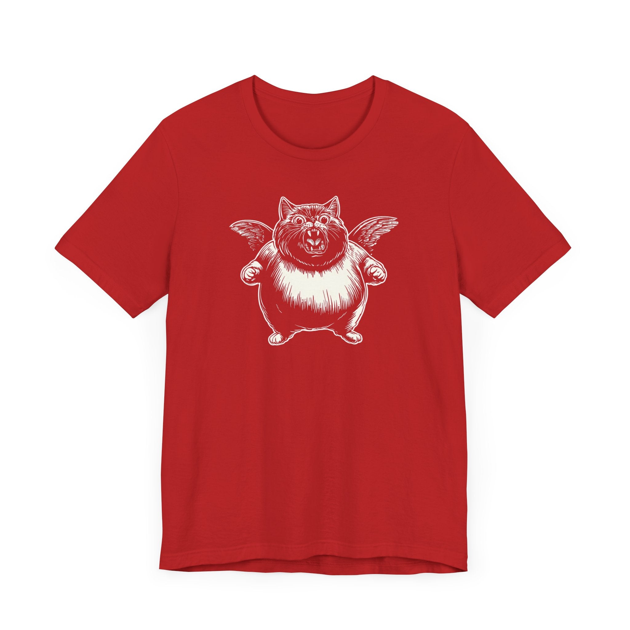 Whimsical Winged Cat T-Shirt