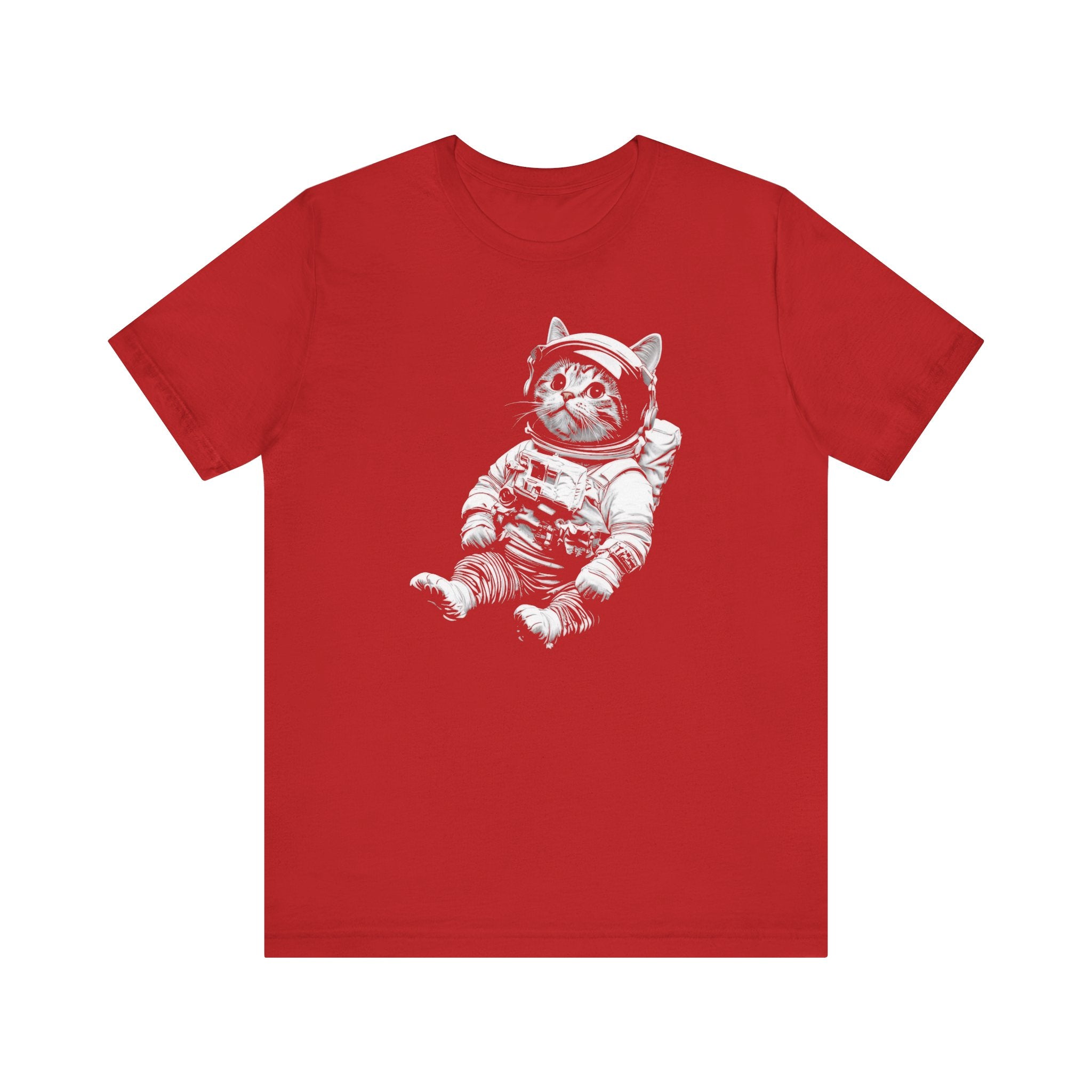 Chillin’ Space Cat Astronaut T-Shirt