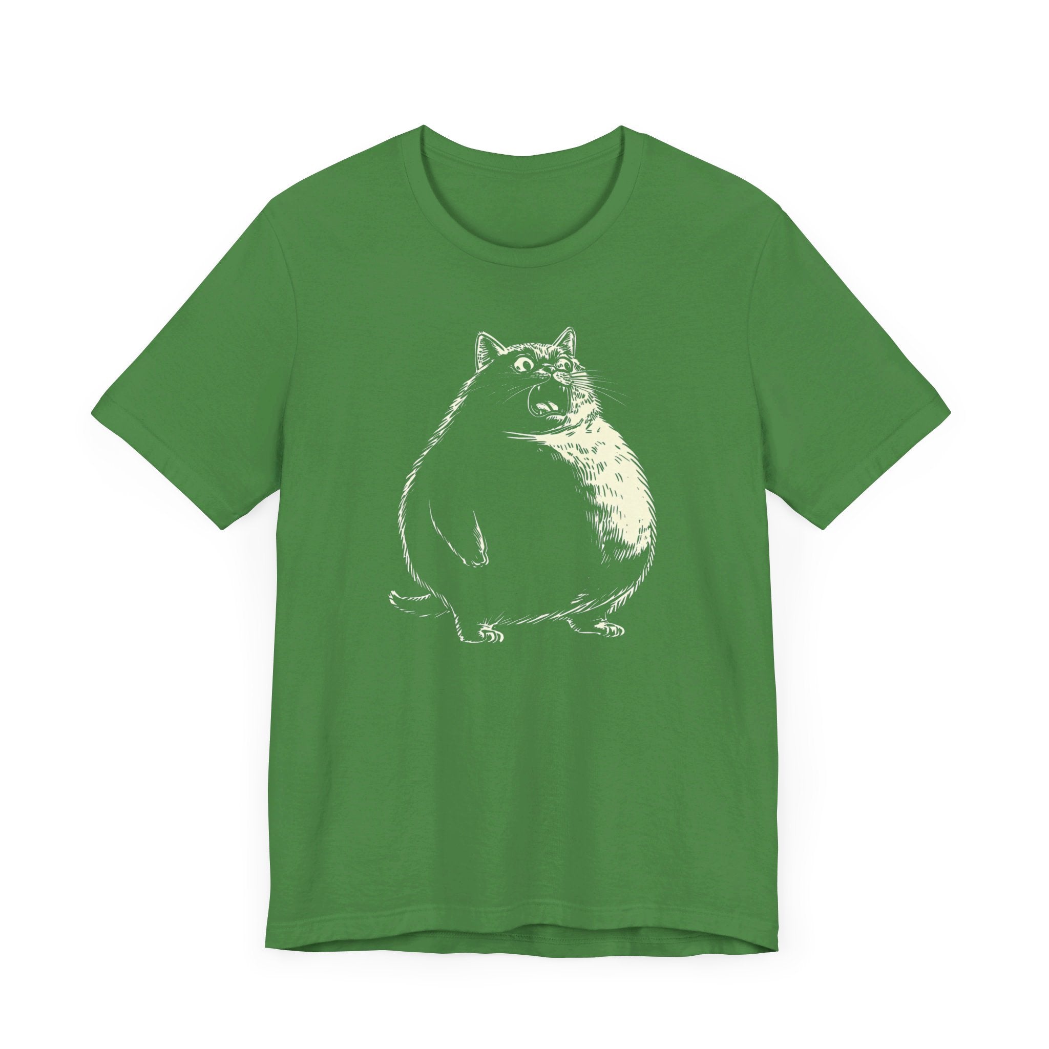 Chonky Black Cat Graphic T-Shirt