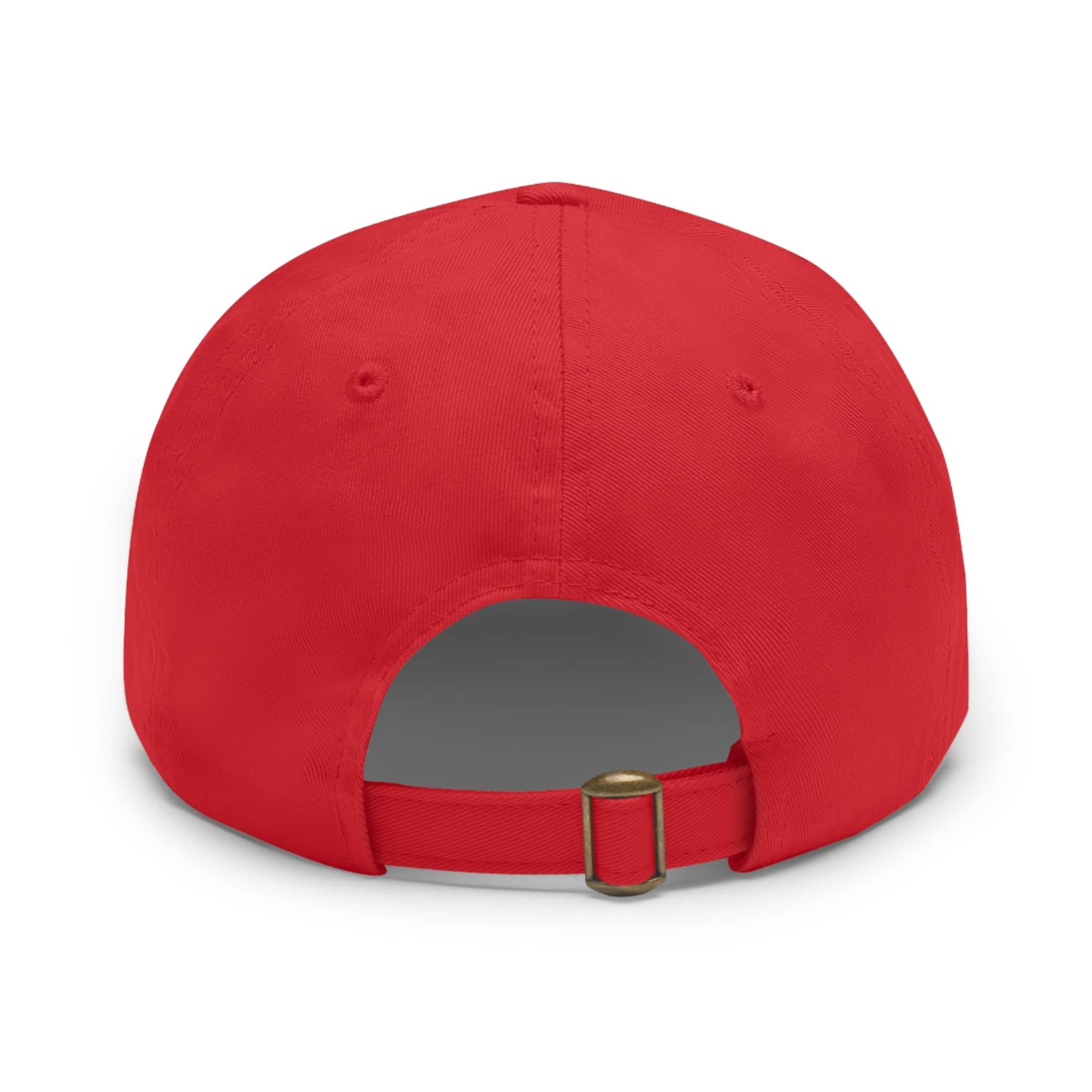 Department of HUH Cat Dad Hat with Leather Patch (Round)