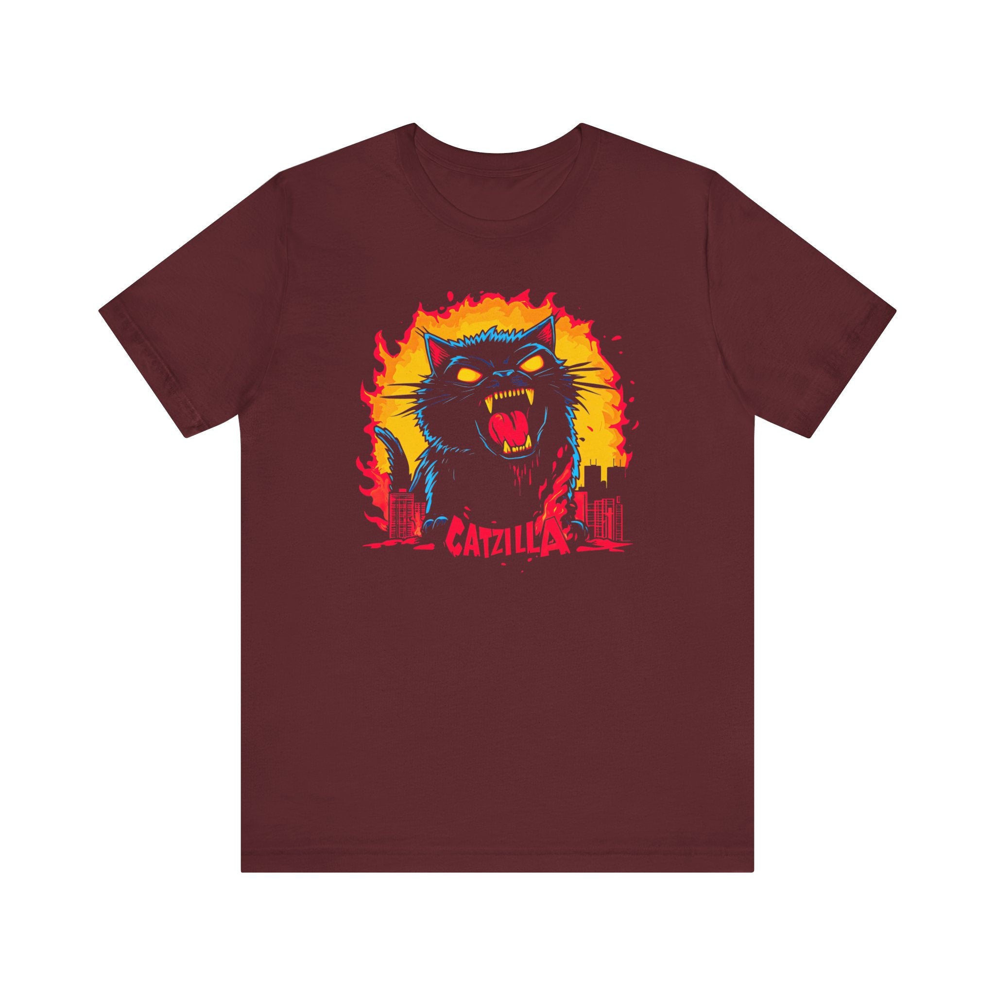 Catzilla Fury T-Shirt Fierce Cat Attack Design