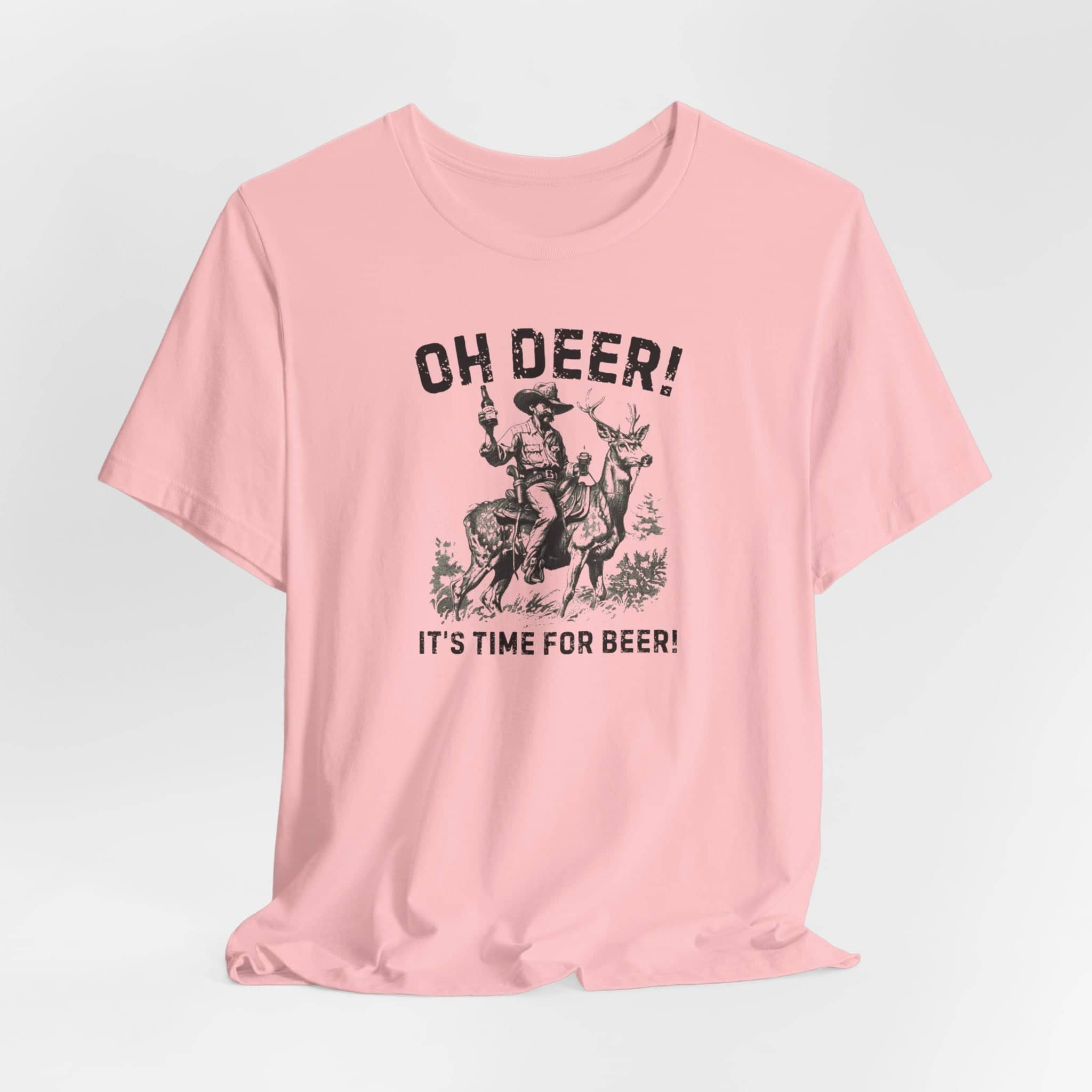 Oh Deer Its Time For Beer Shirt Funny Drinking Tee