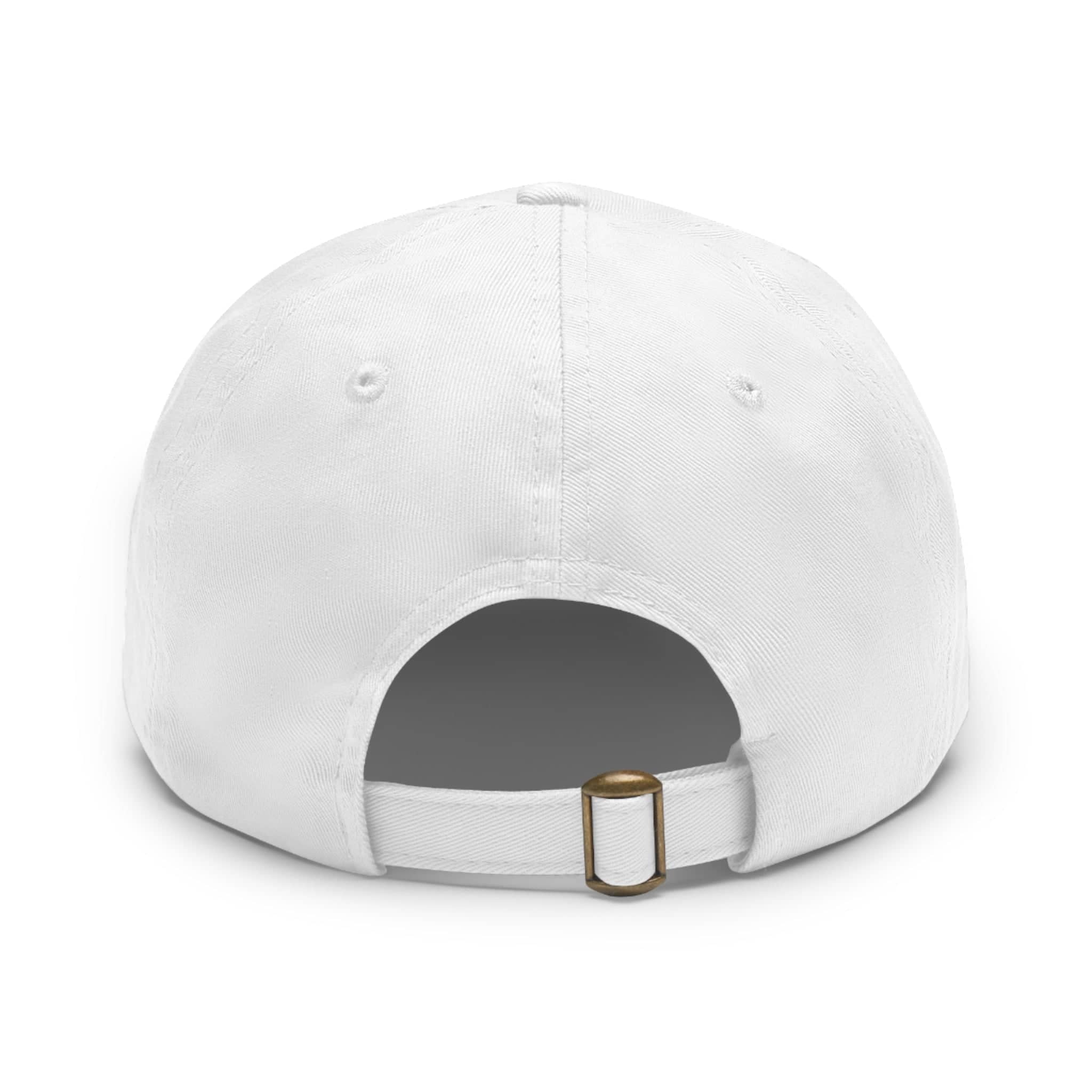 Department of HUH Cat Dad Hat with Leather Patch (Round)