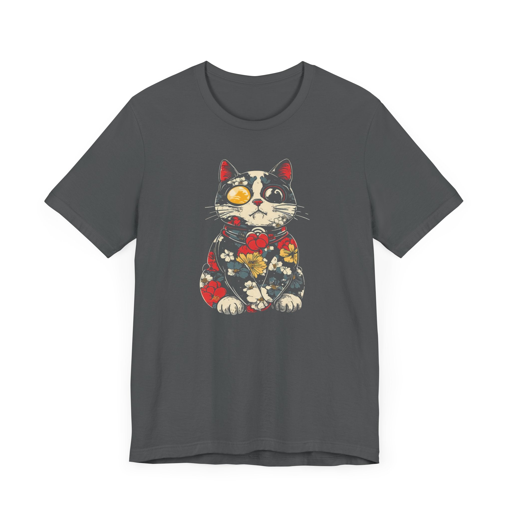 Floral Steampunk Cat T-Shirt