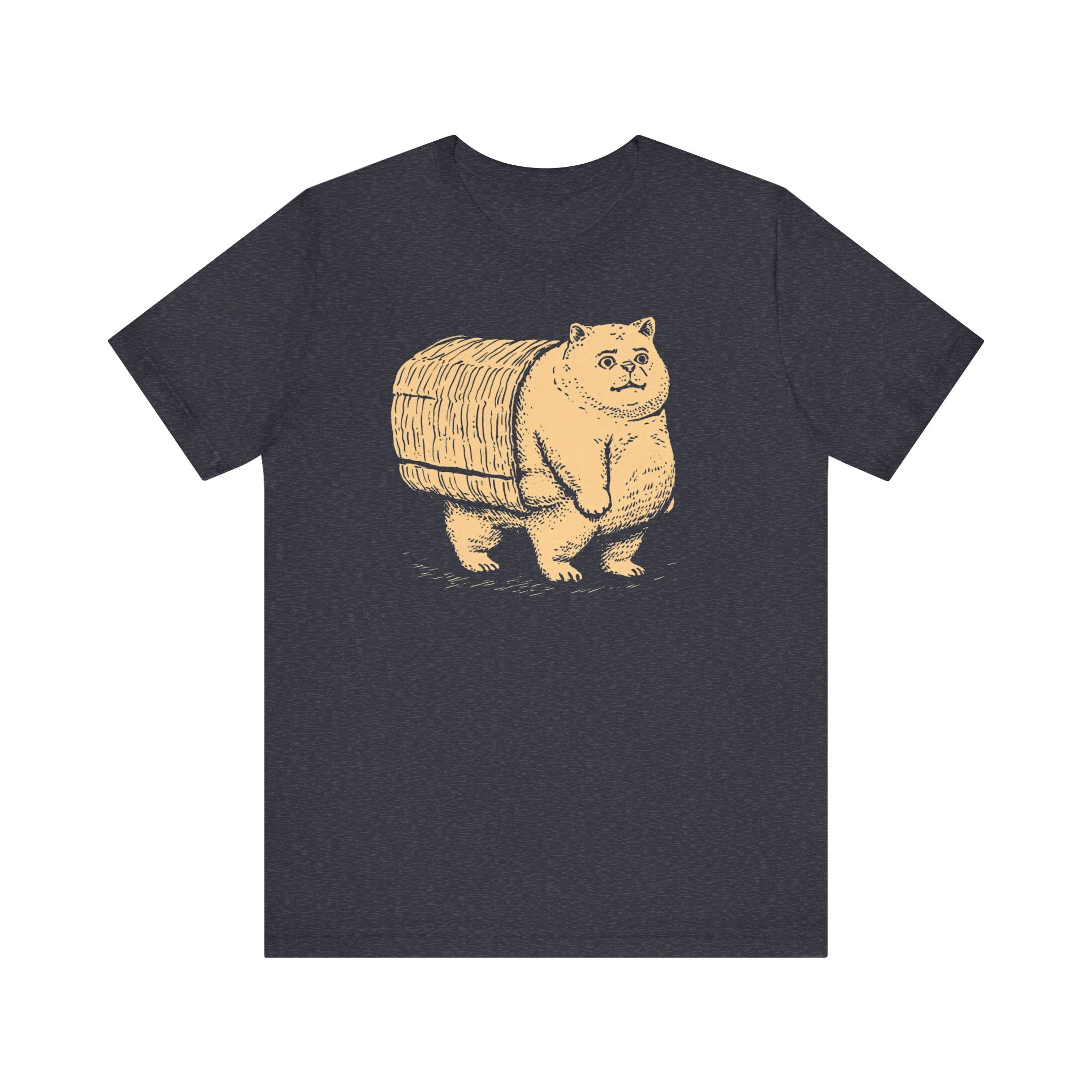 Cat Carrying Basket Graphic Tee