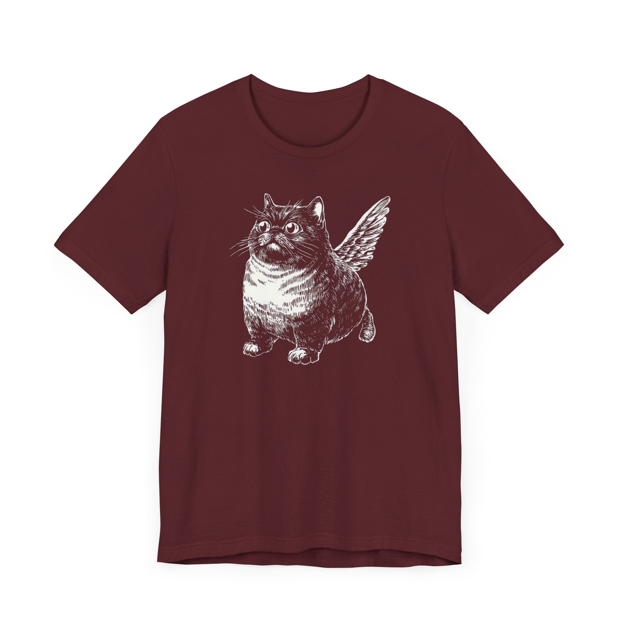 Whimsical Winged Cat T-Shirt