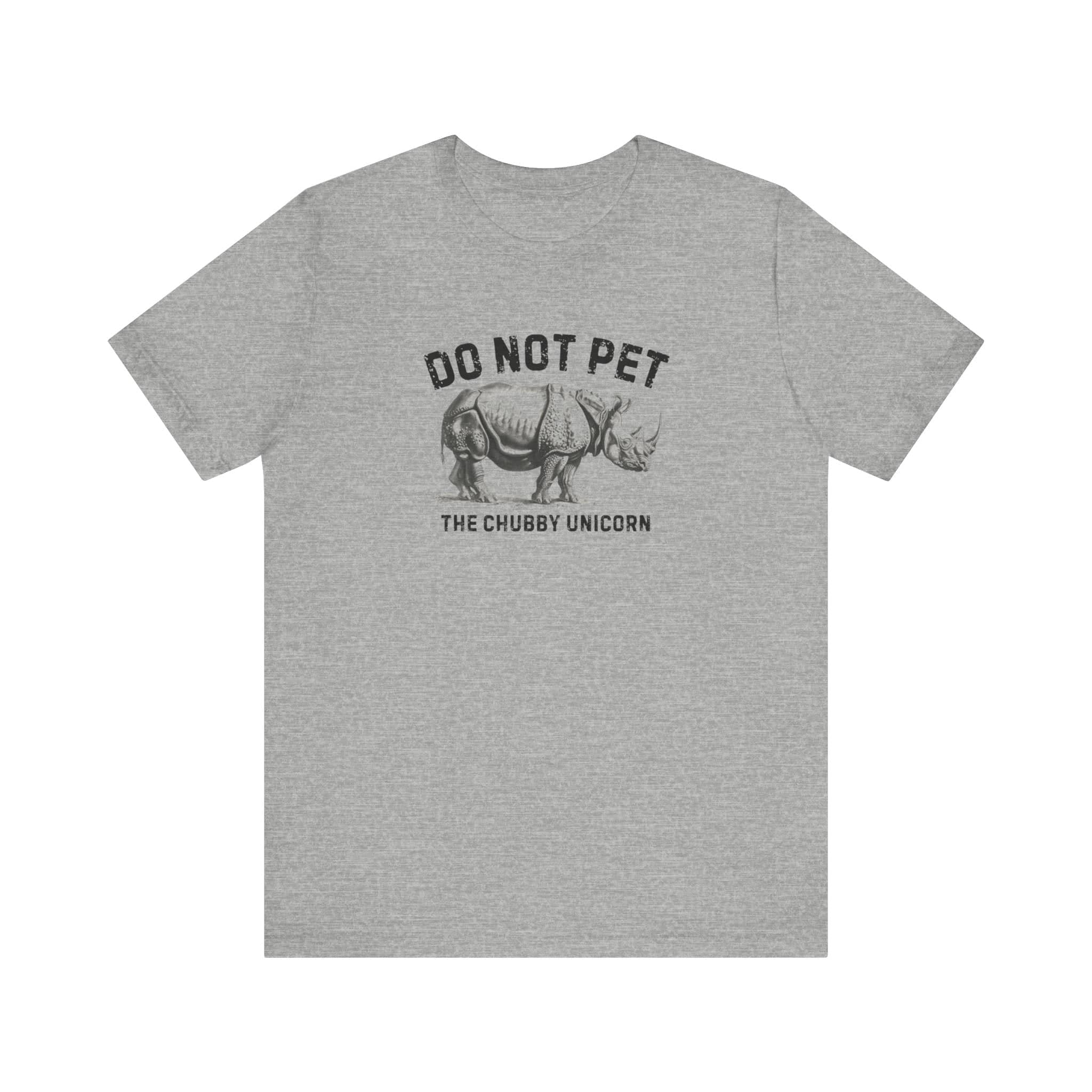Do Not Pet The Chubby Unicorn Shirt Funny Rhino Lover Tee