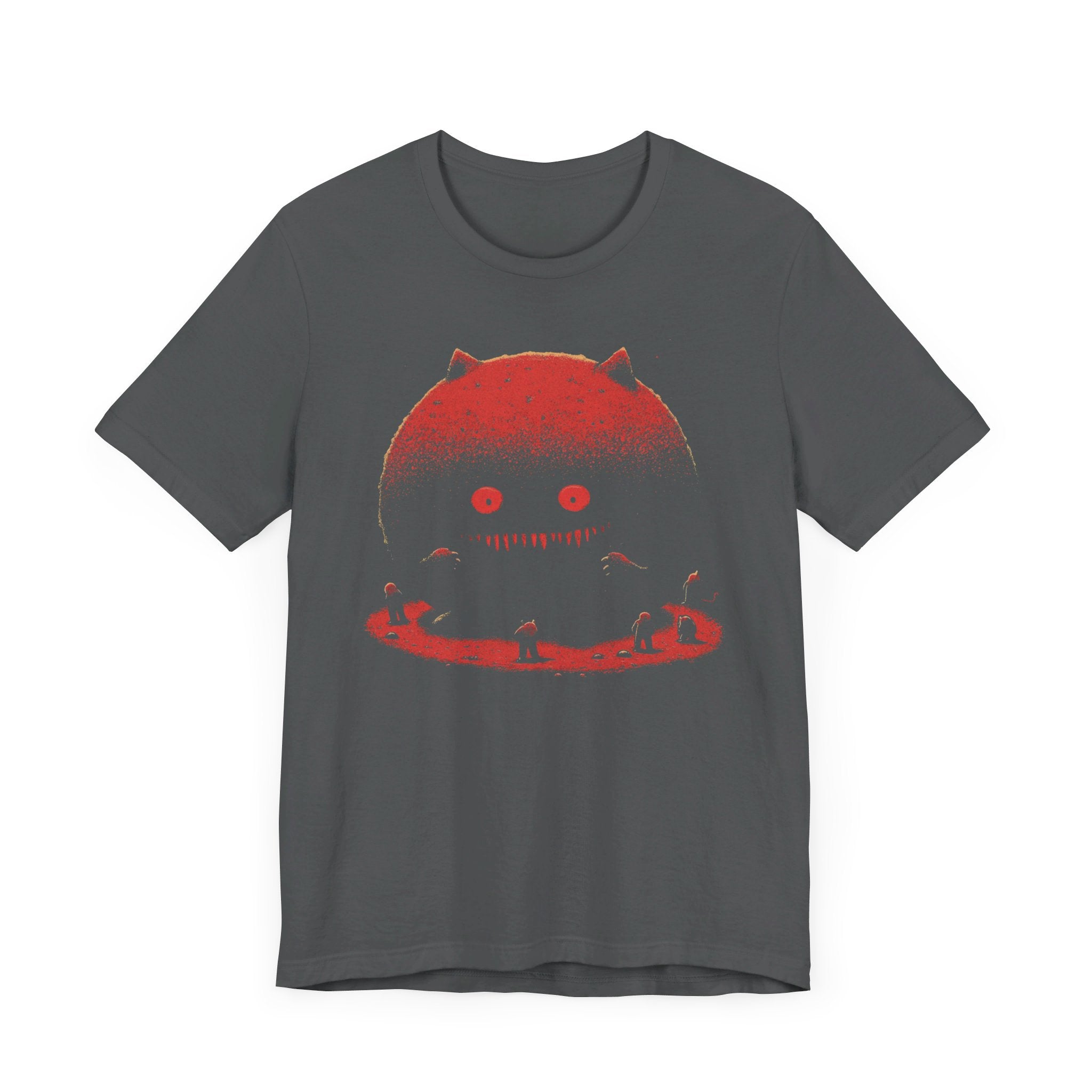 Eerie Cat Moon T-Shirt - Spooky Night Design