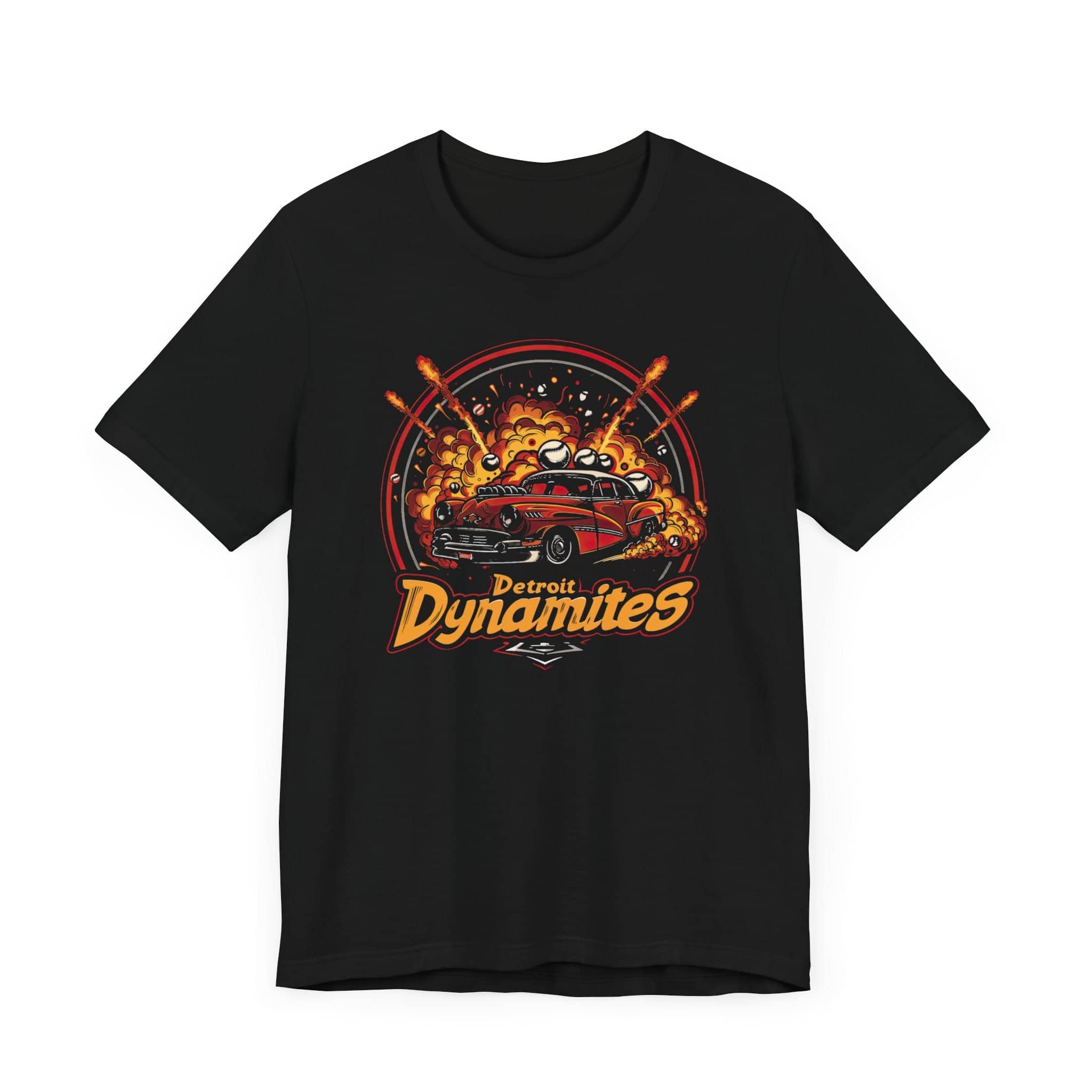 Detroit Dynamites T-Shirt Baseball Team Graphic Tee