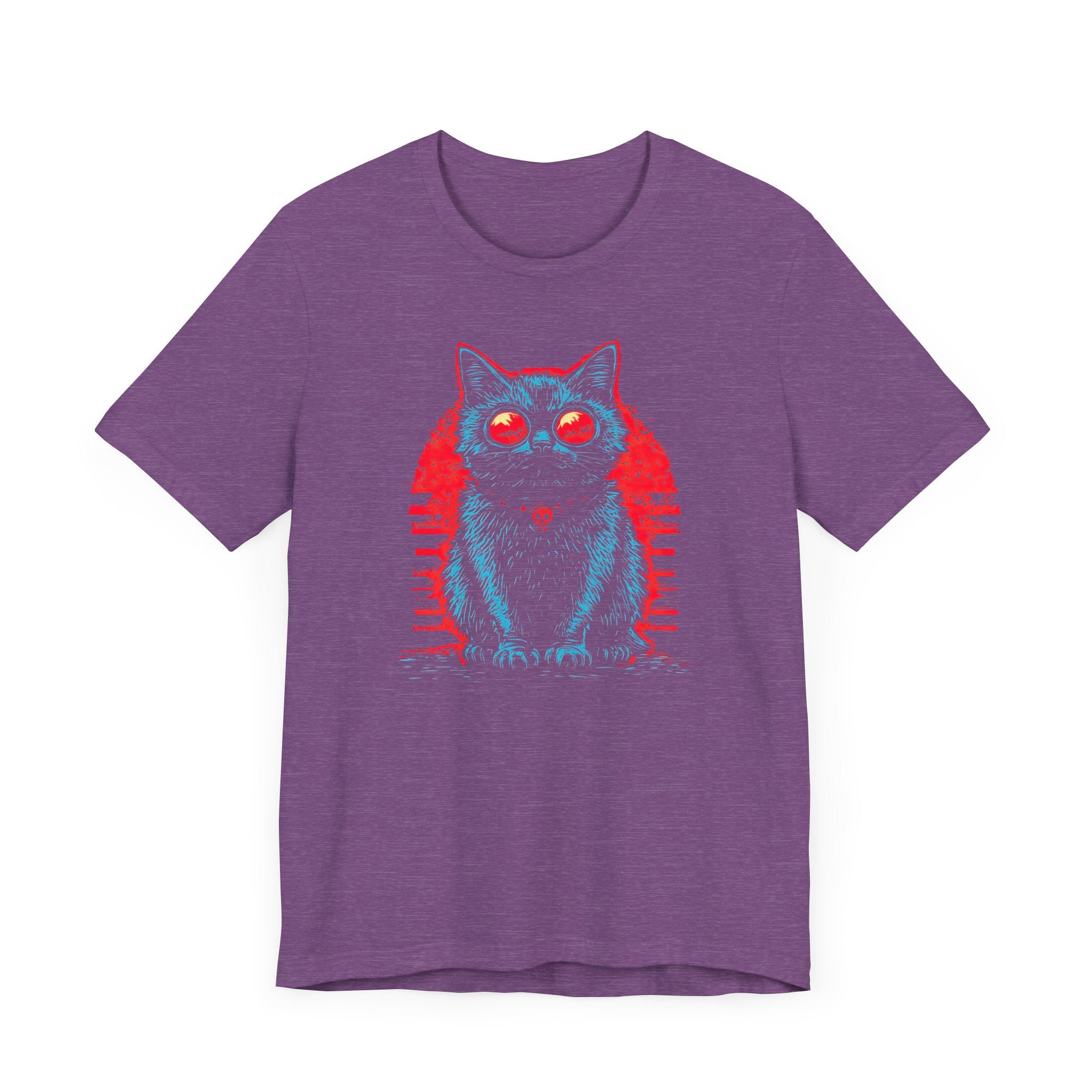 Retro Neon Cat T-Shirt