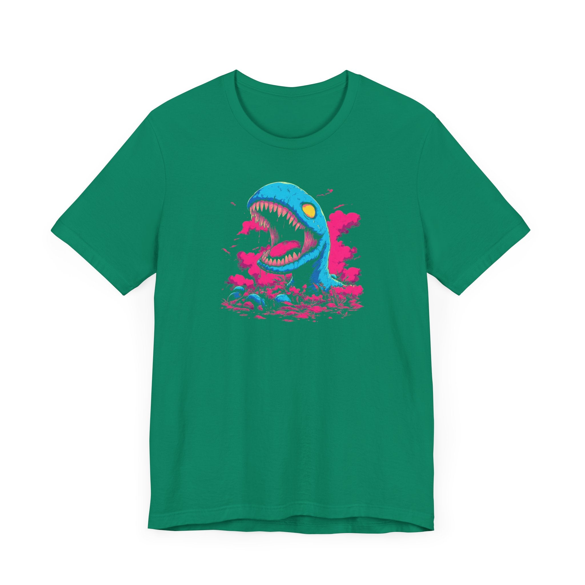 Neon Dino Roar Graphic Tee