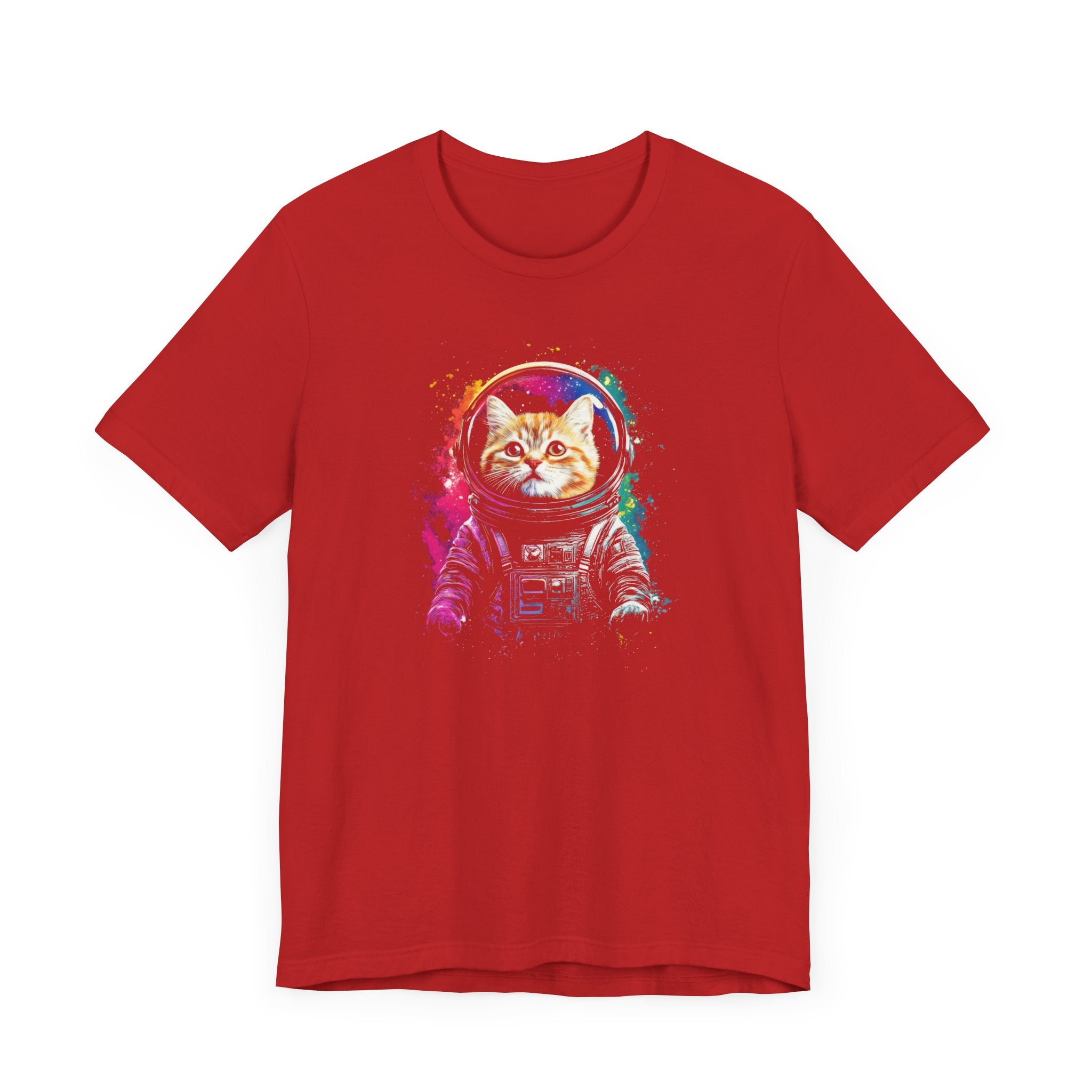 Space Cat Astronaut T-Shirt