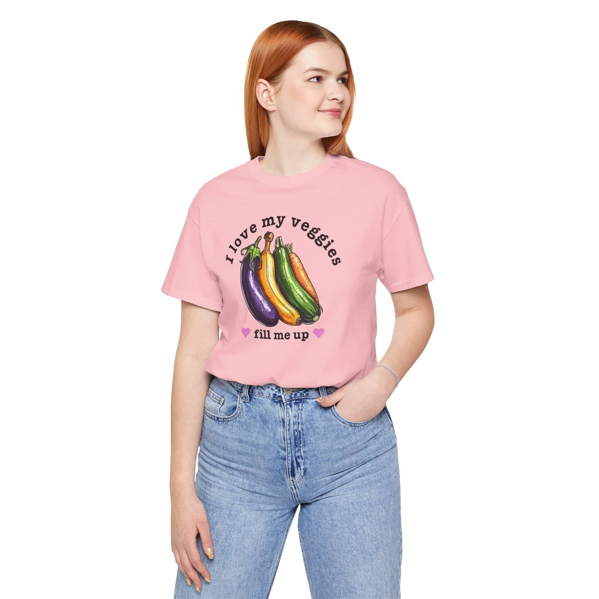 I Love My Veggies Fill Me Up Shirt Funny Vegetable Lover Tee